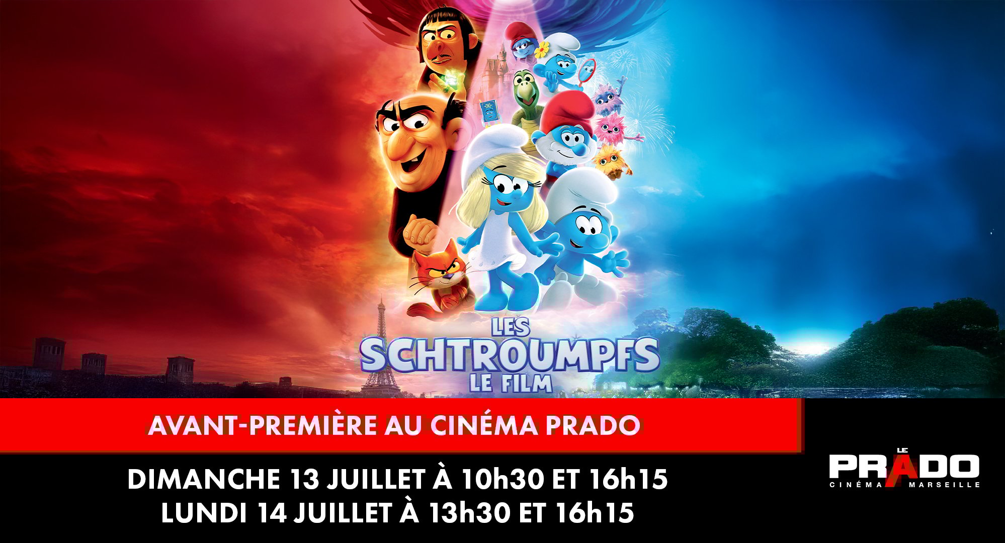 Avant-première du film "Les Schtroumpfs - Le film"