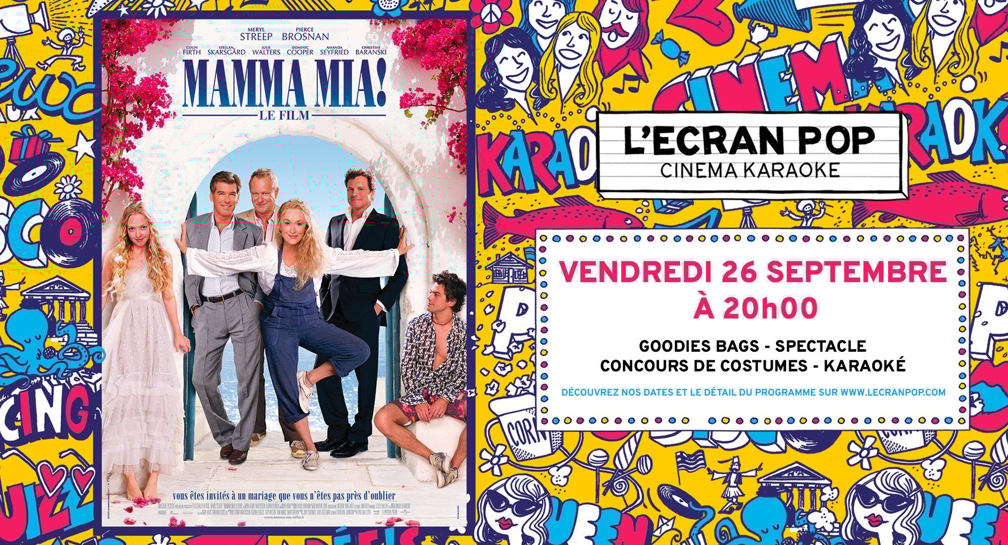 L'Écran Pop : Cinéma Karaoké Mamma Mia!