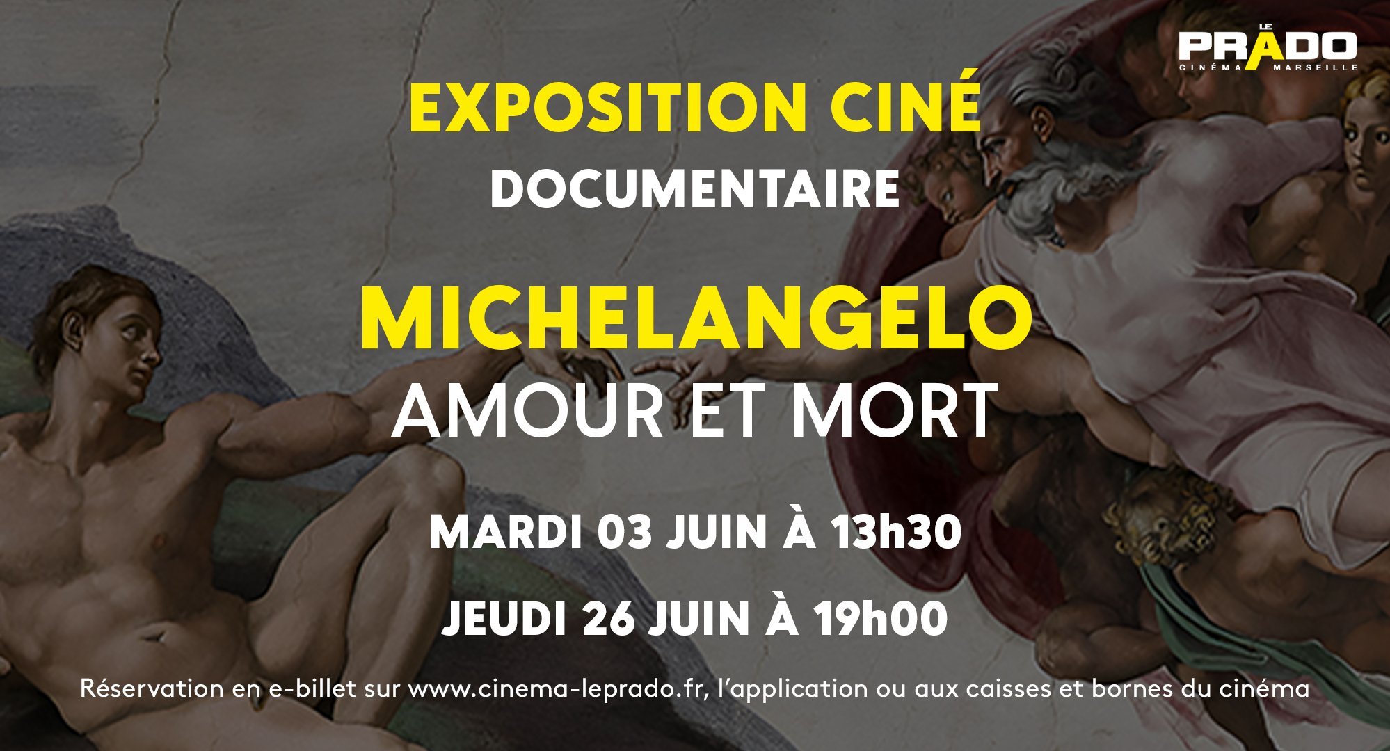 Exposition Ciné : Michelangelo - Amour et Mort