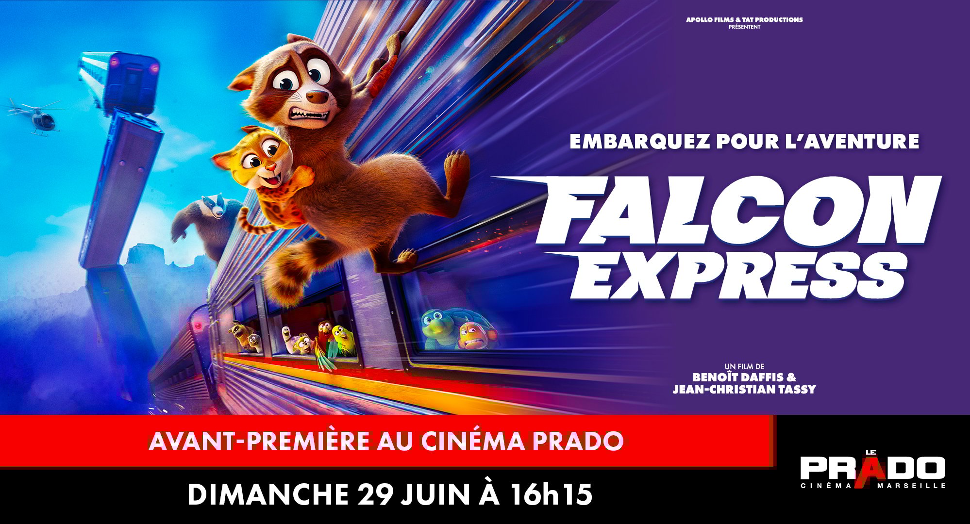 Avant-première du film "Falcon Express"