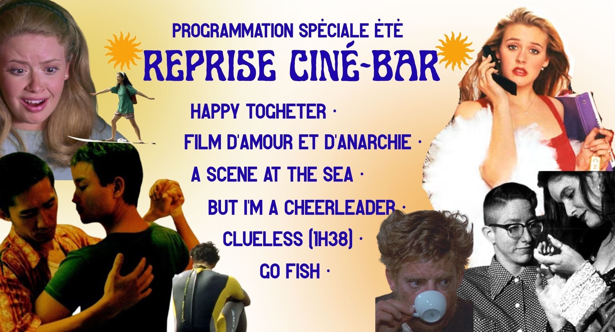 Programmation spéciale d'été : Reprise Ciné-bar !