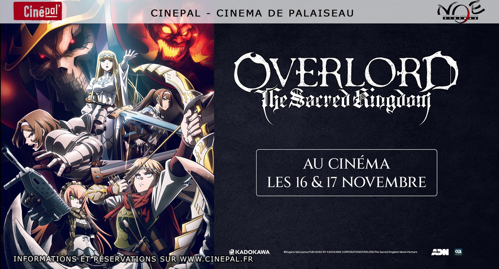 Séances spéciales : OVERLORD: The Sacred Kingdom