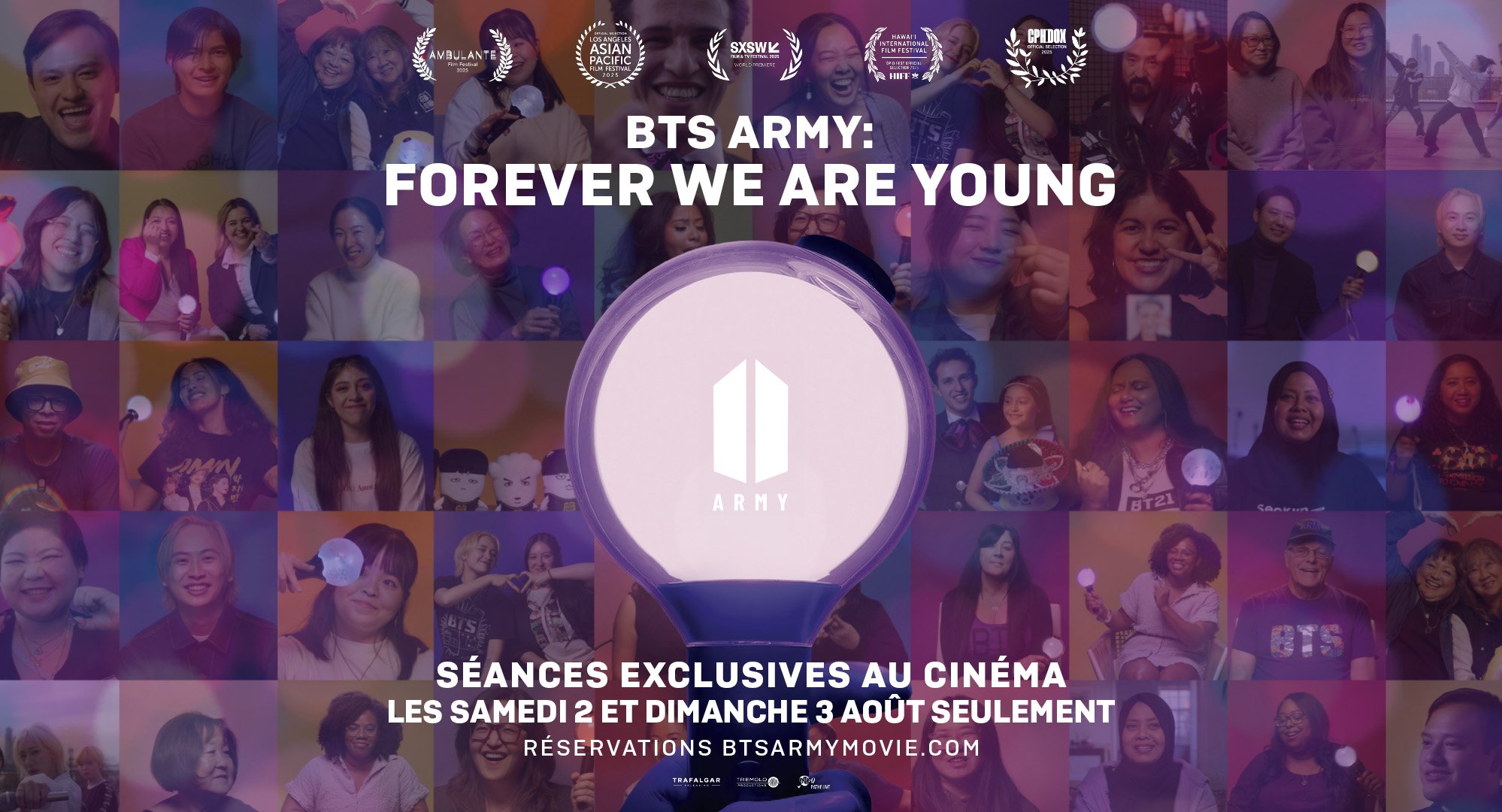 BTS ARMY : FOREVER WE ARE YOUNG | Samedi 2 août & Dimanche 3 août