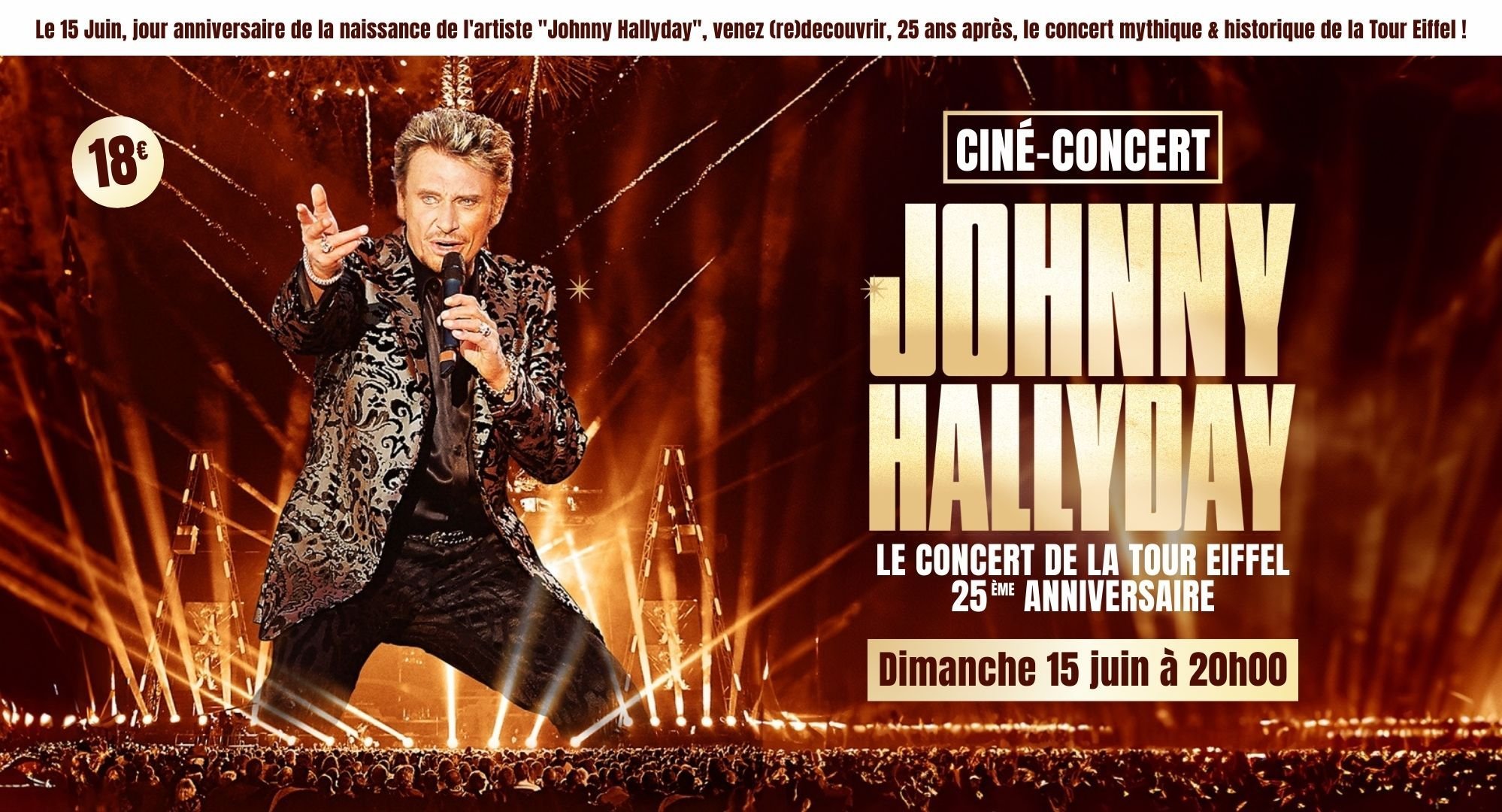 Johnny Hallyday • Le concert de la Tour Eiffel
