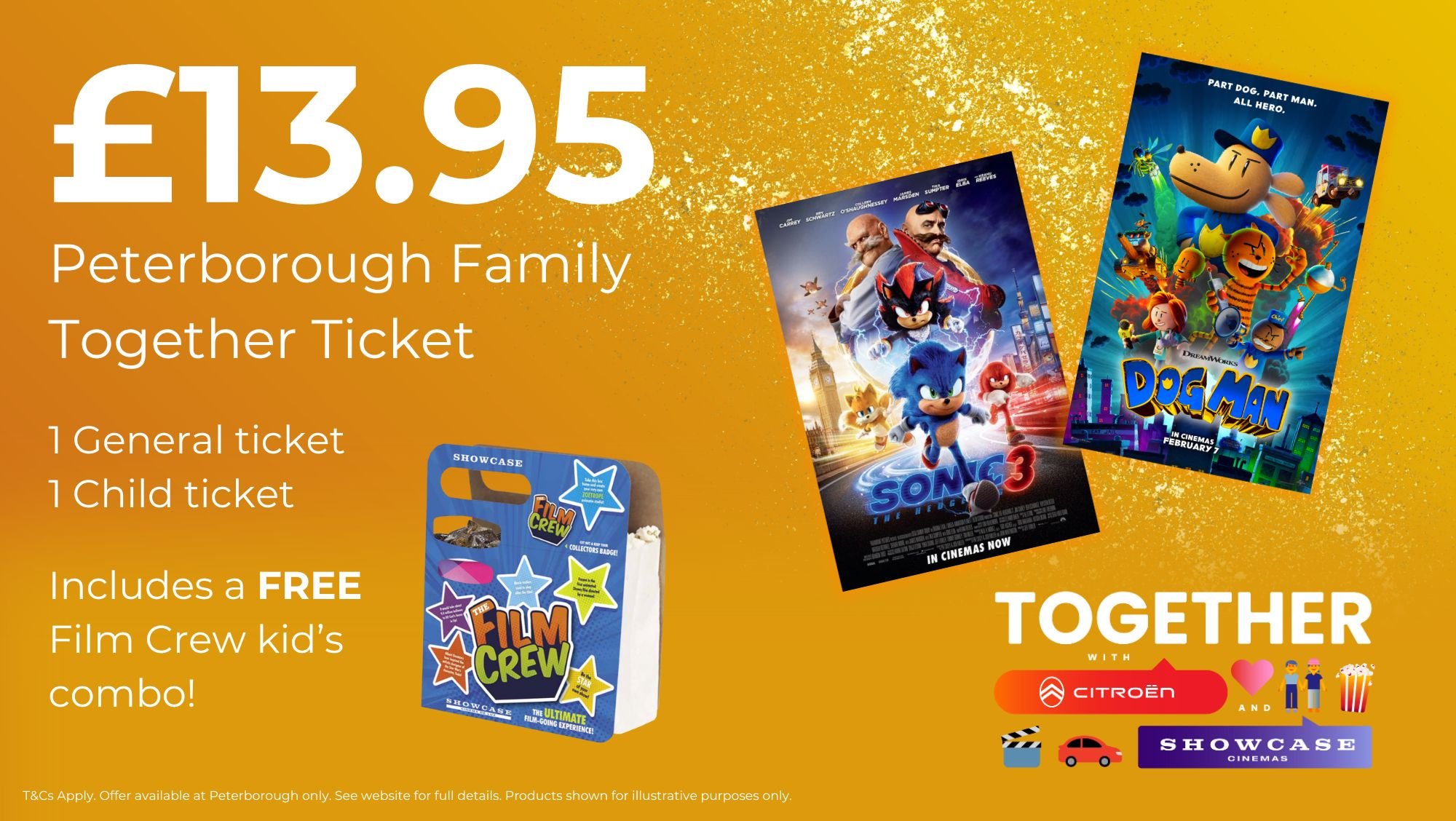 Peterborough Exclusive Family Ticket