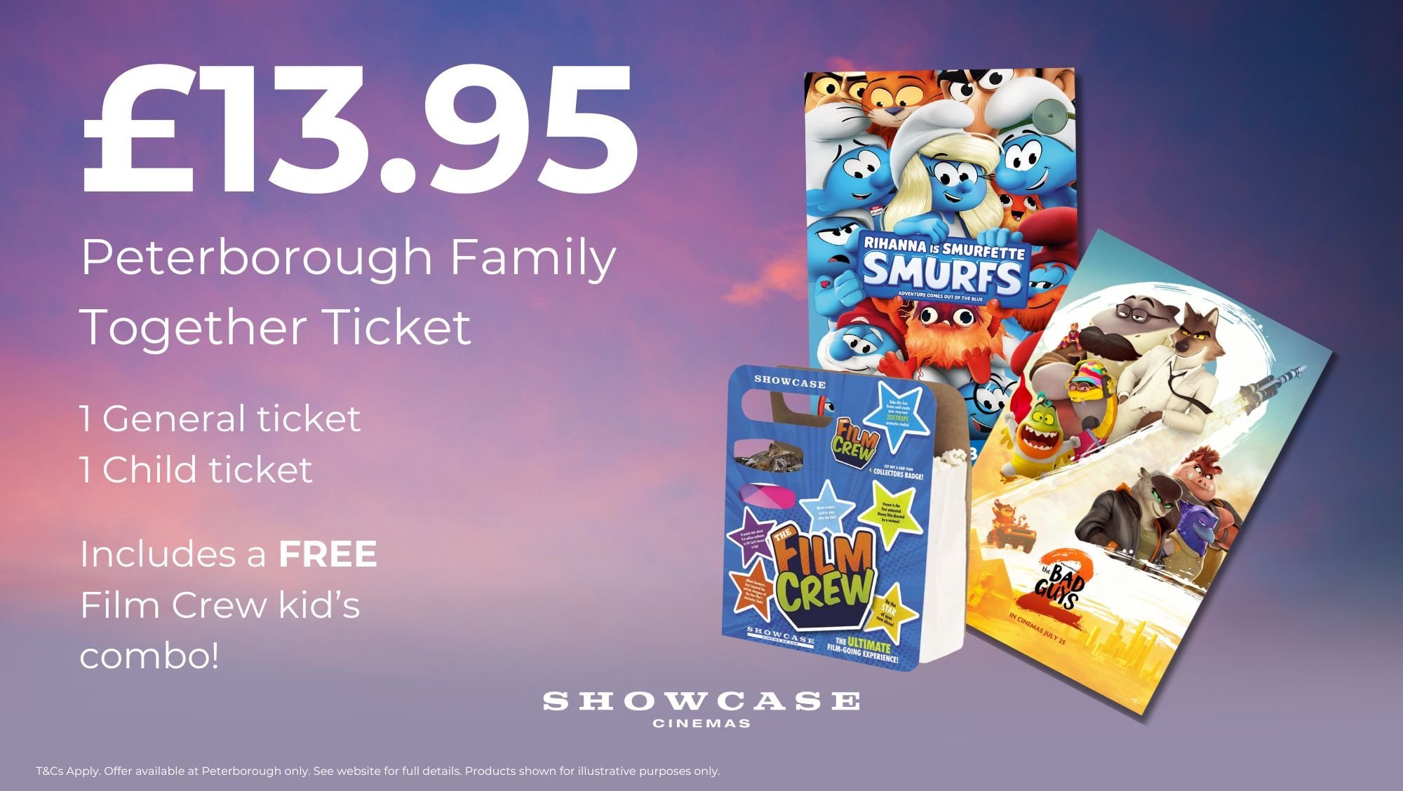 Peterborough Exclusive Family Ticket
