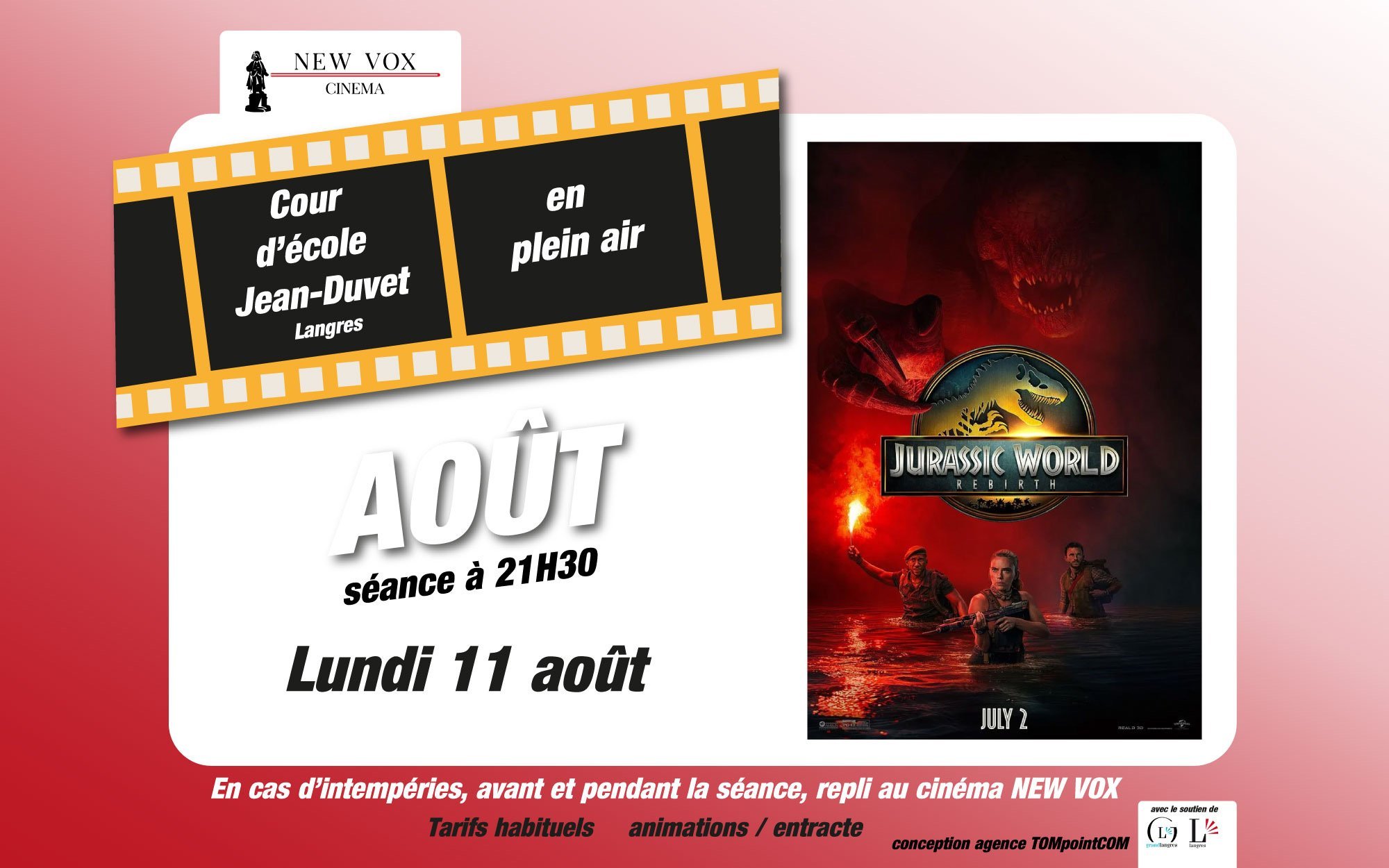 Ciné Plein Air 'Jurassic World : Renaissance' 