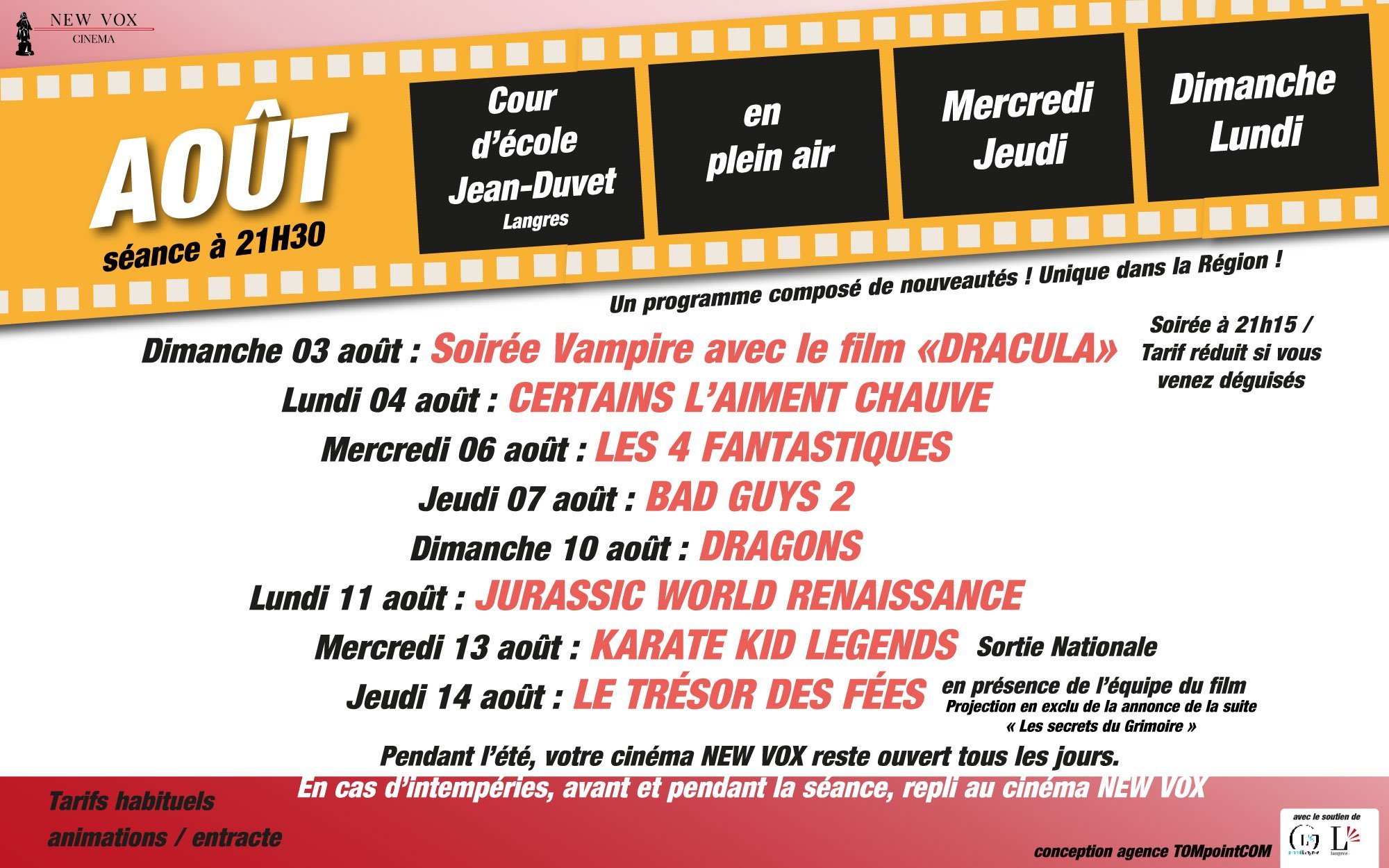 Ciné Plein Air ( Cour école Jean Duvet )