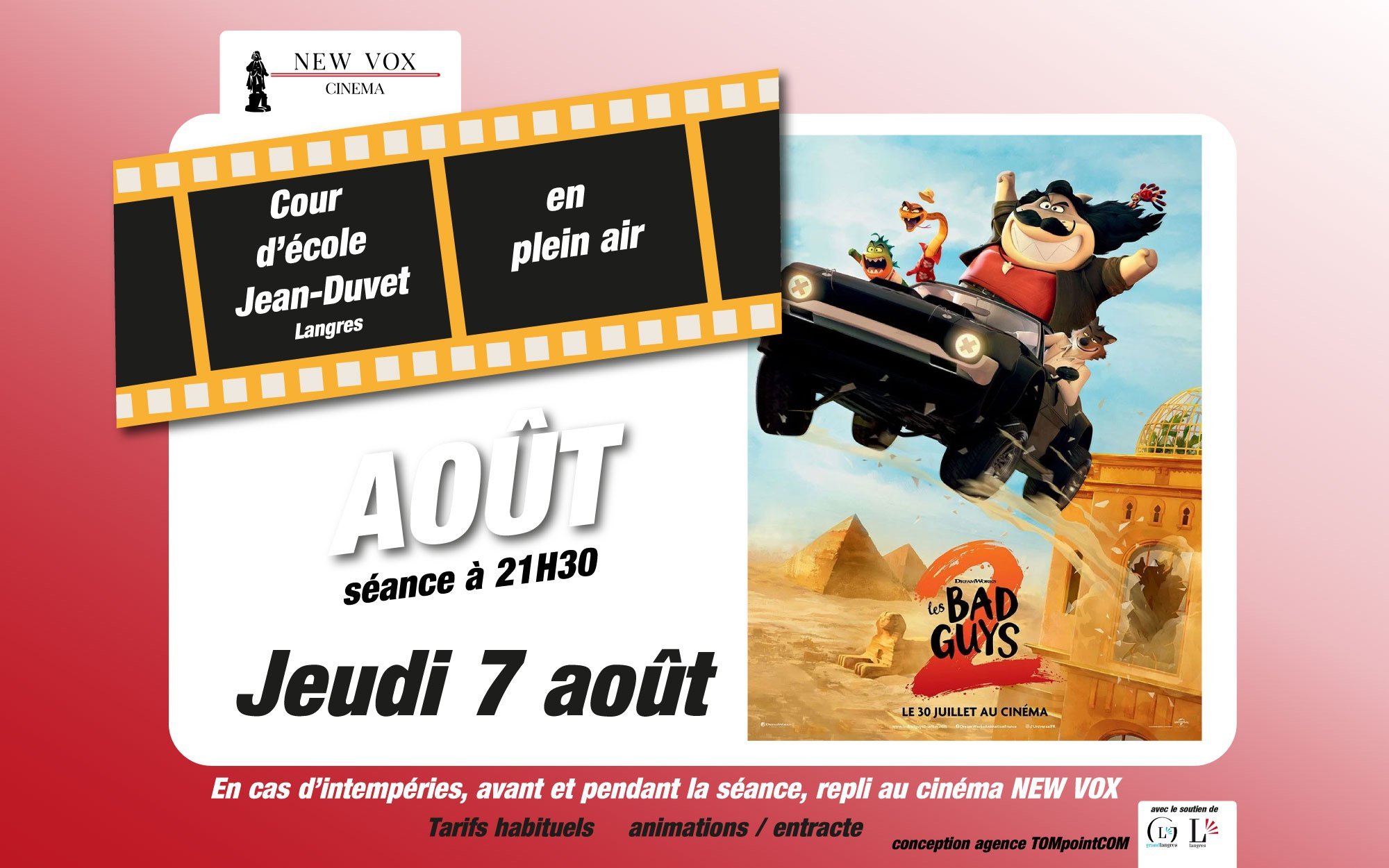 Ciné Plein Air 'Les Bad Guys 2' 