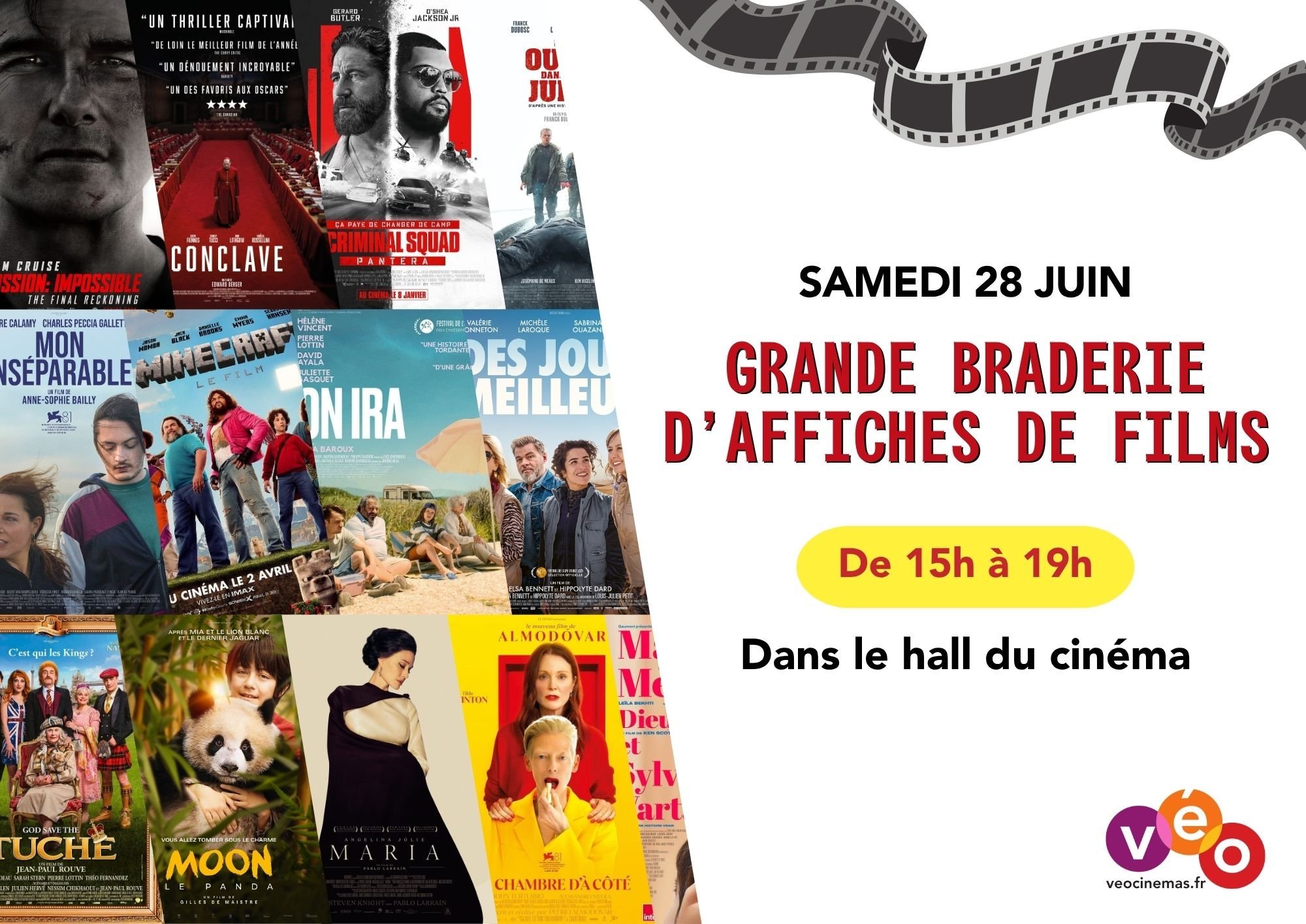 Grande braderie d'affiches de films