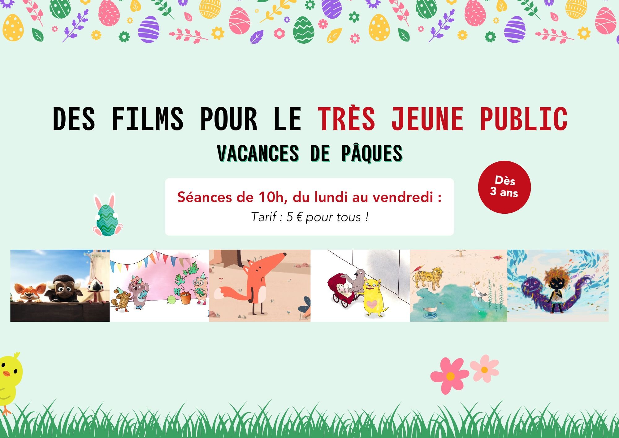Des films pour le très jeune public