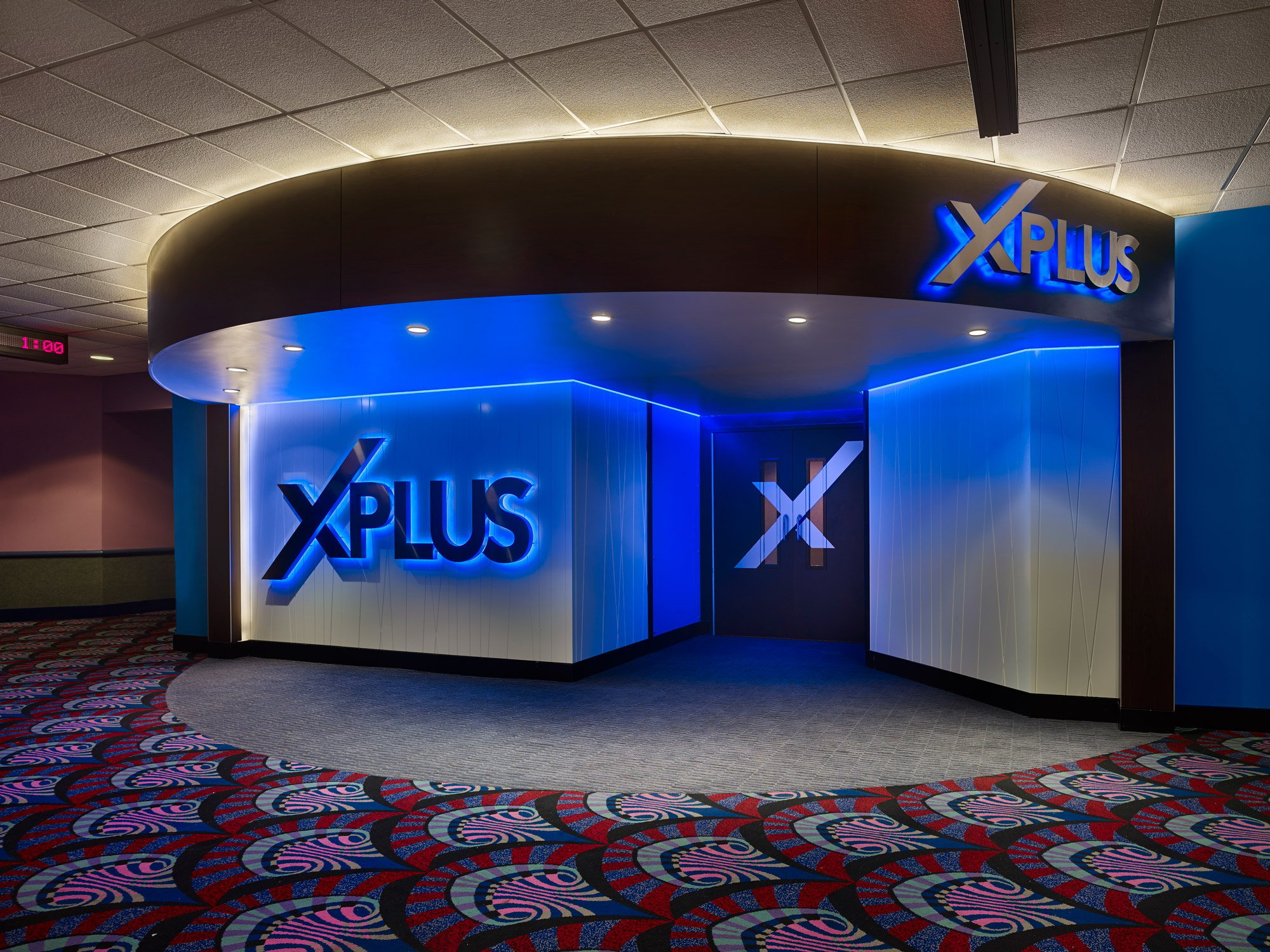 Showcase Xplus entrance in the Lobby