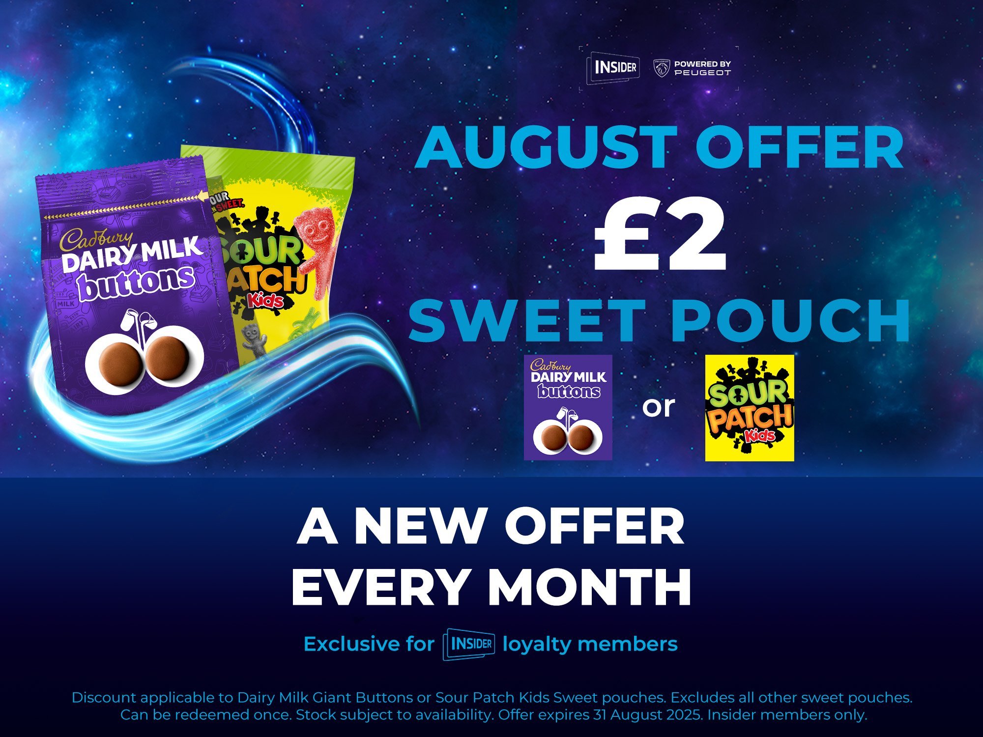 Enjoy our new refreshment offer each month, with Insider