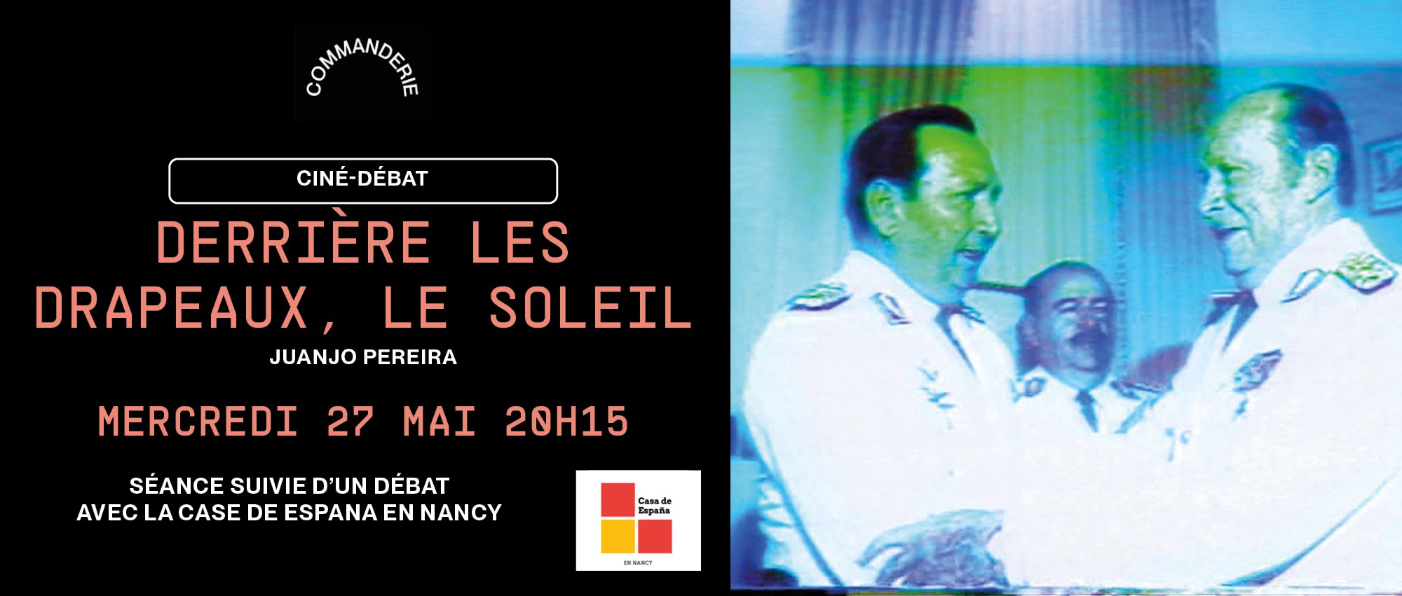 Derrière les drapeaux