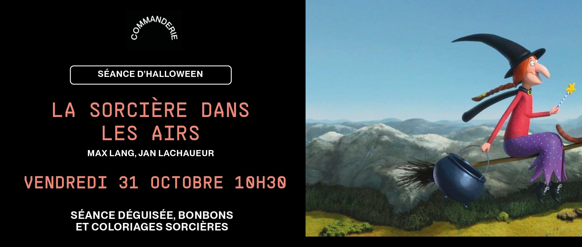 la sorcière dans les airs