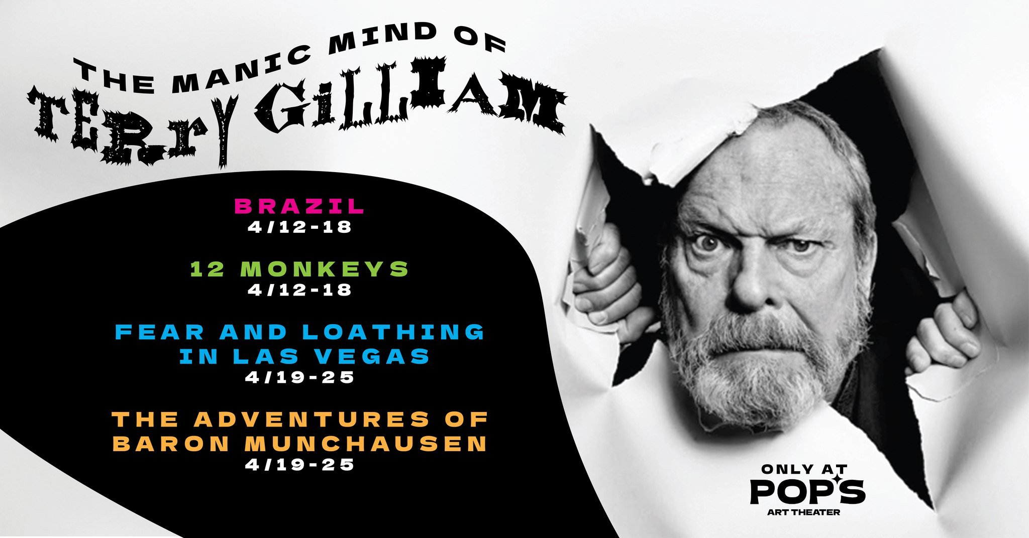 April Series: The Manic Mind of Terry Gilliam