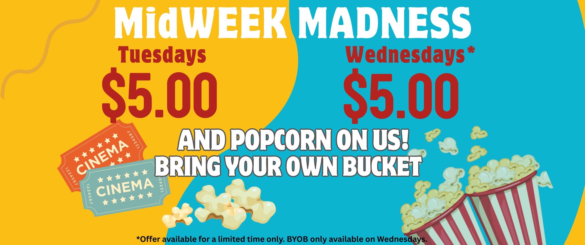 $5.00 TUESDAYS