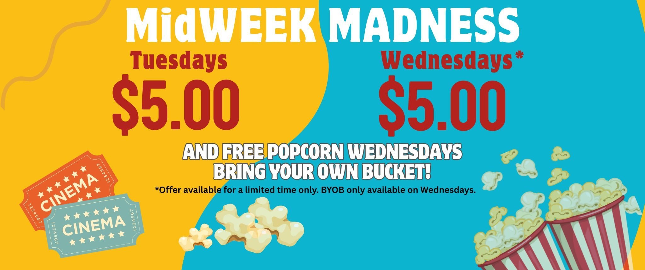 $5.00 TUESDAYS