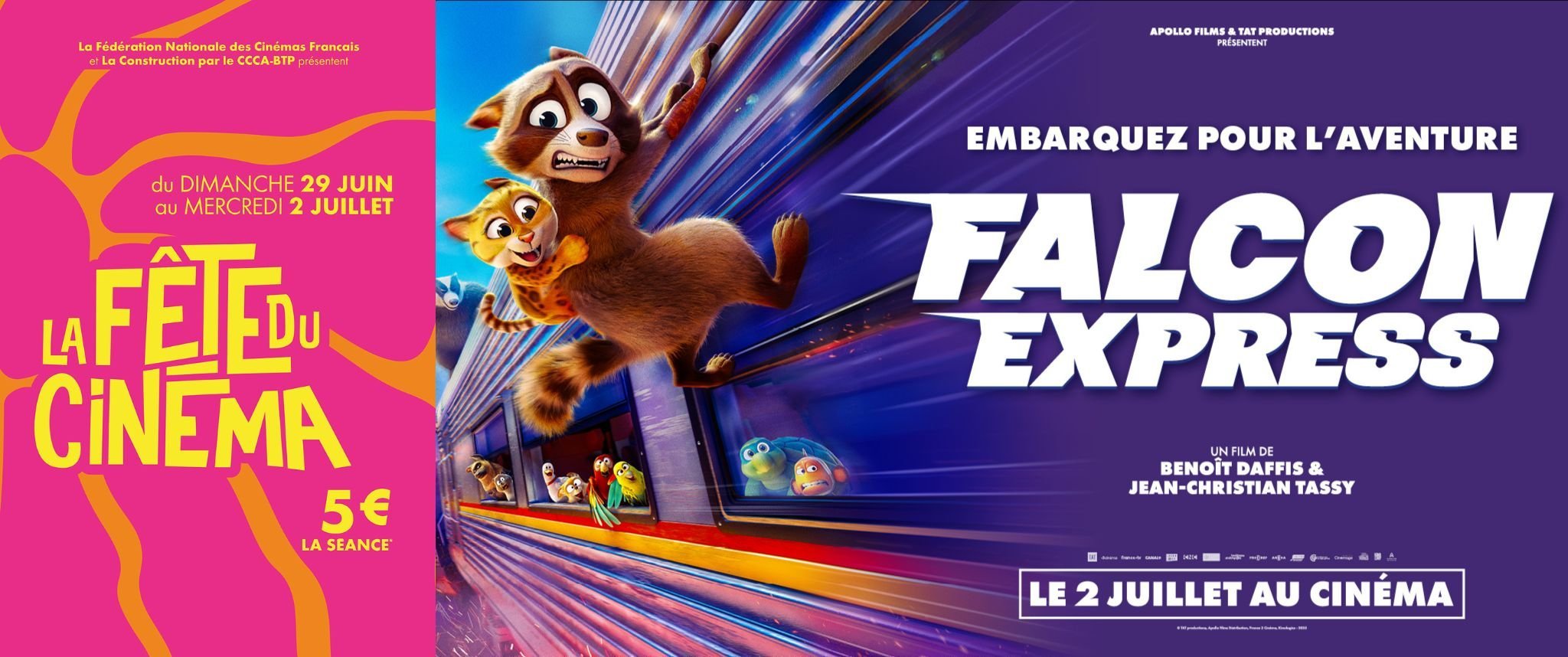 Avant-première - 🦊 Falcon Express - 5€ la séance