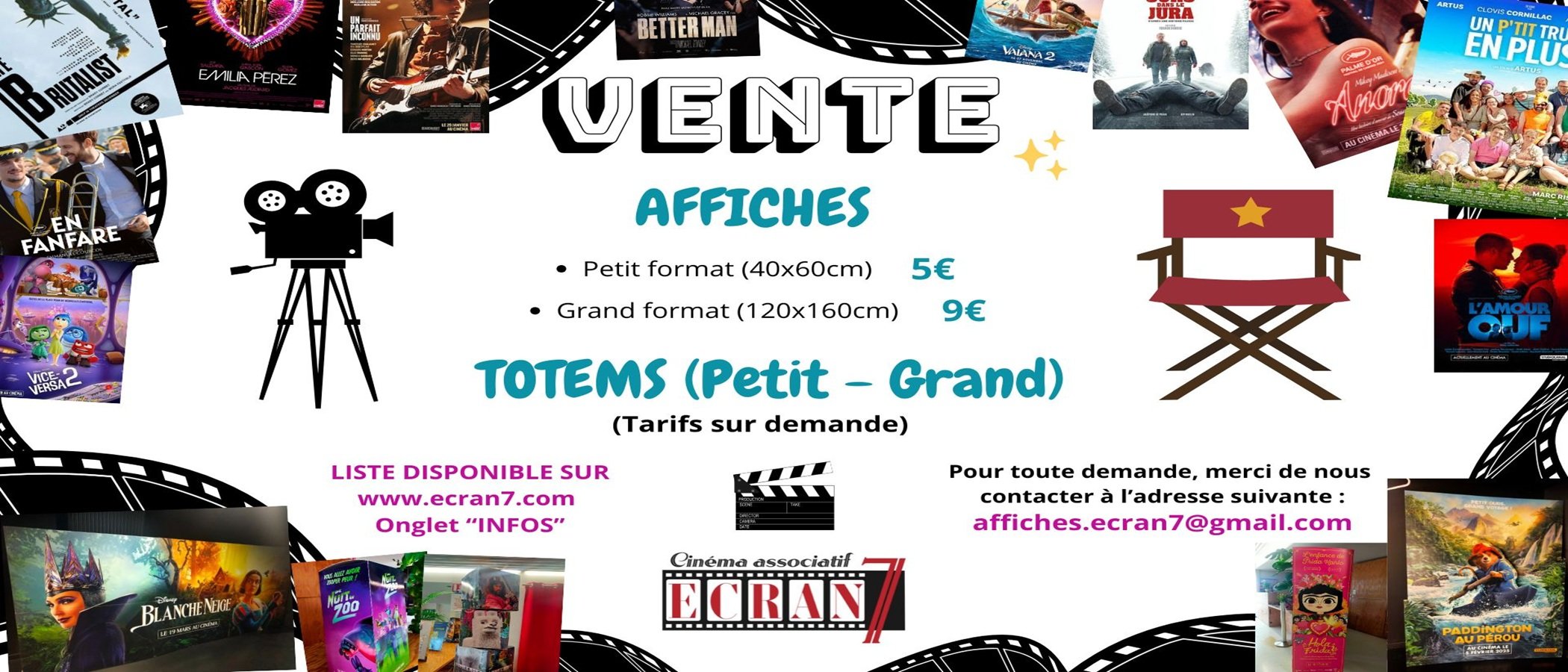 Vente d'affiches