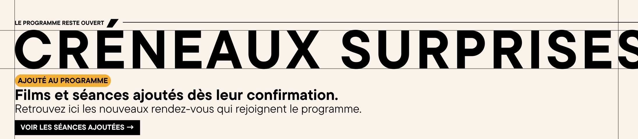 Créneaux surprises