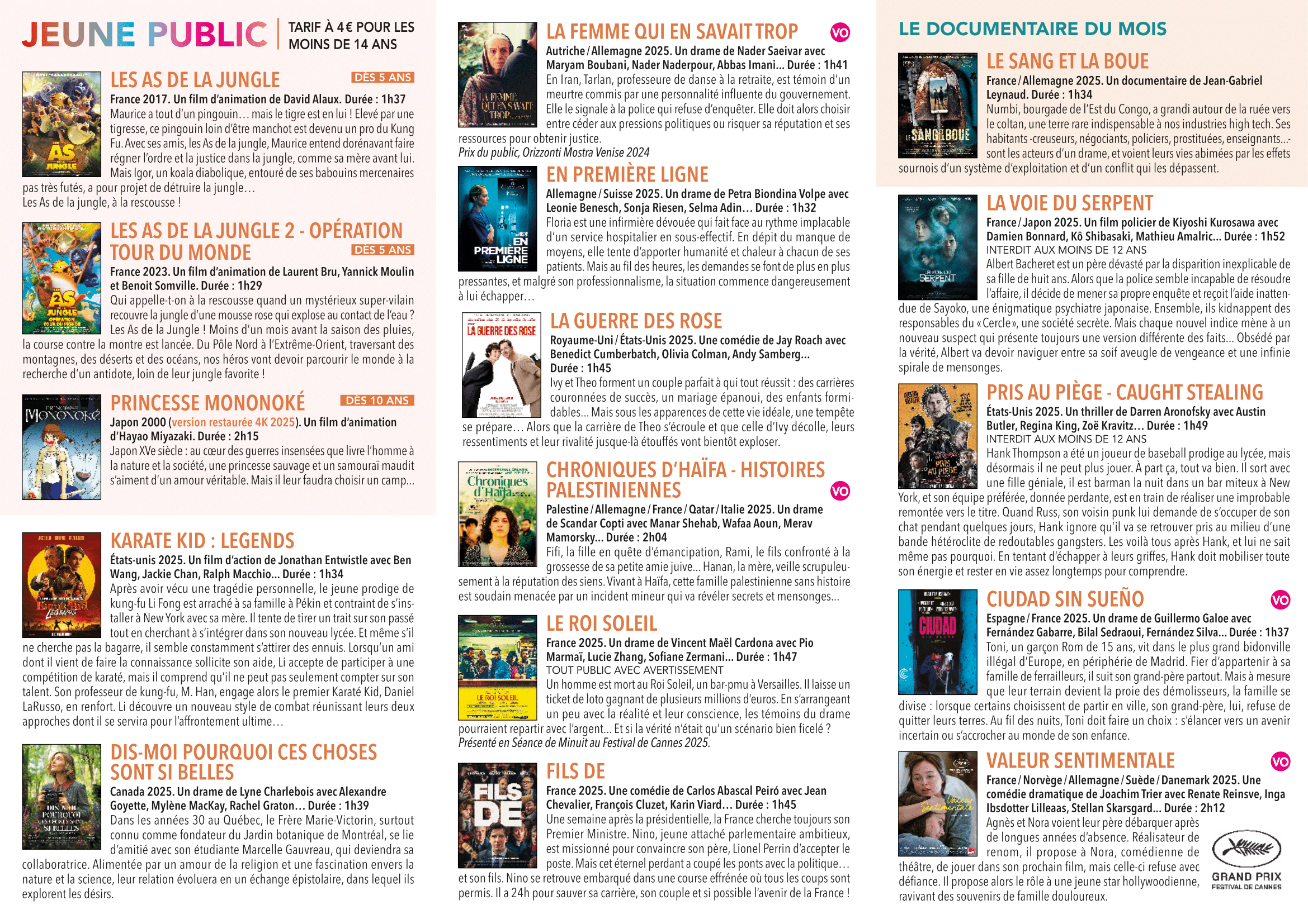 Programme page 1