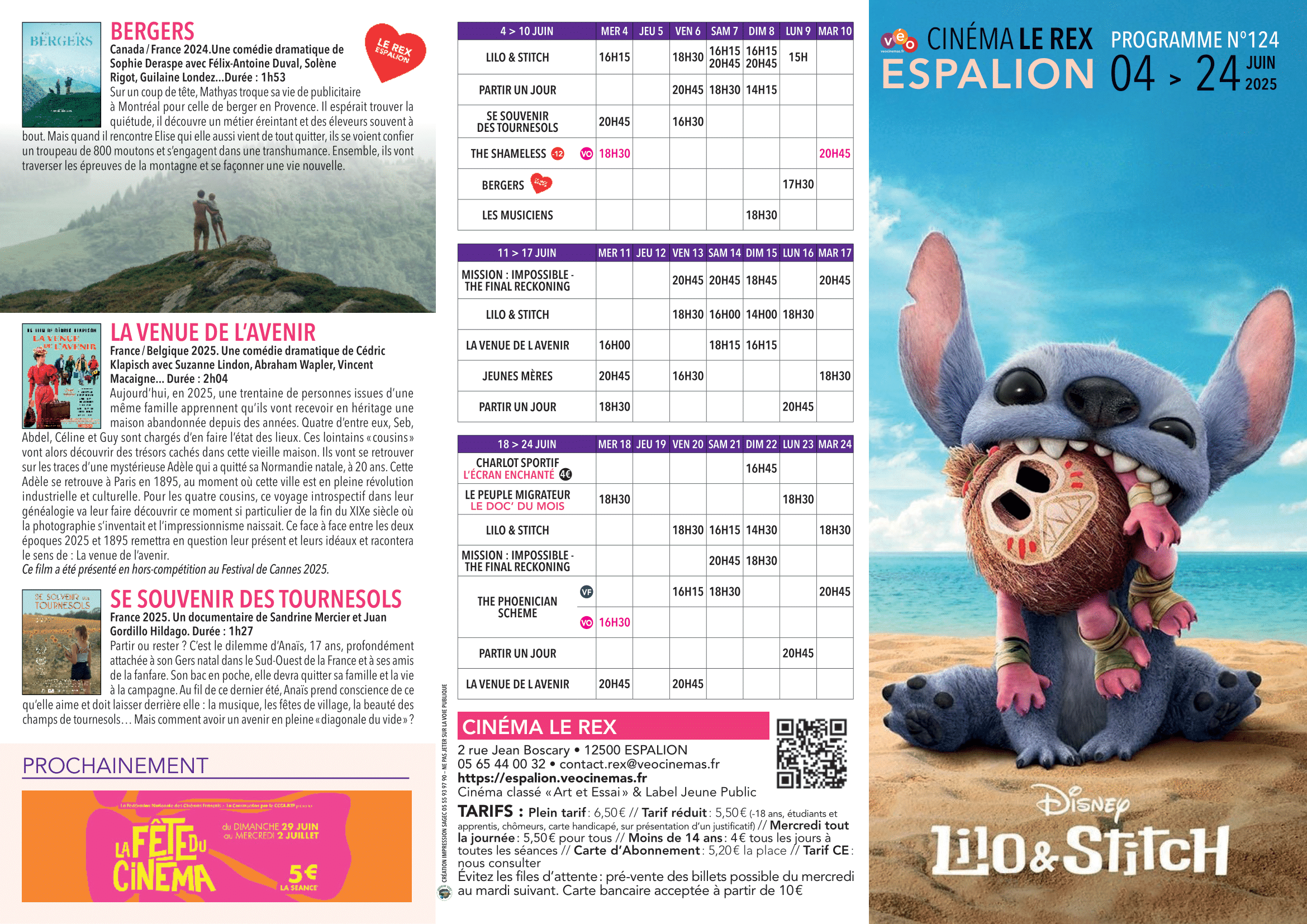 Programme page 1