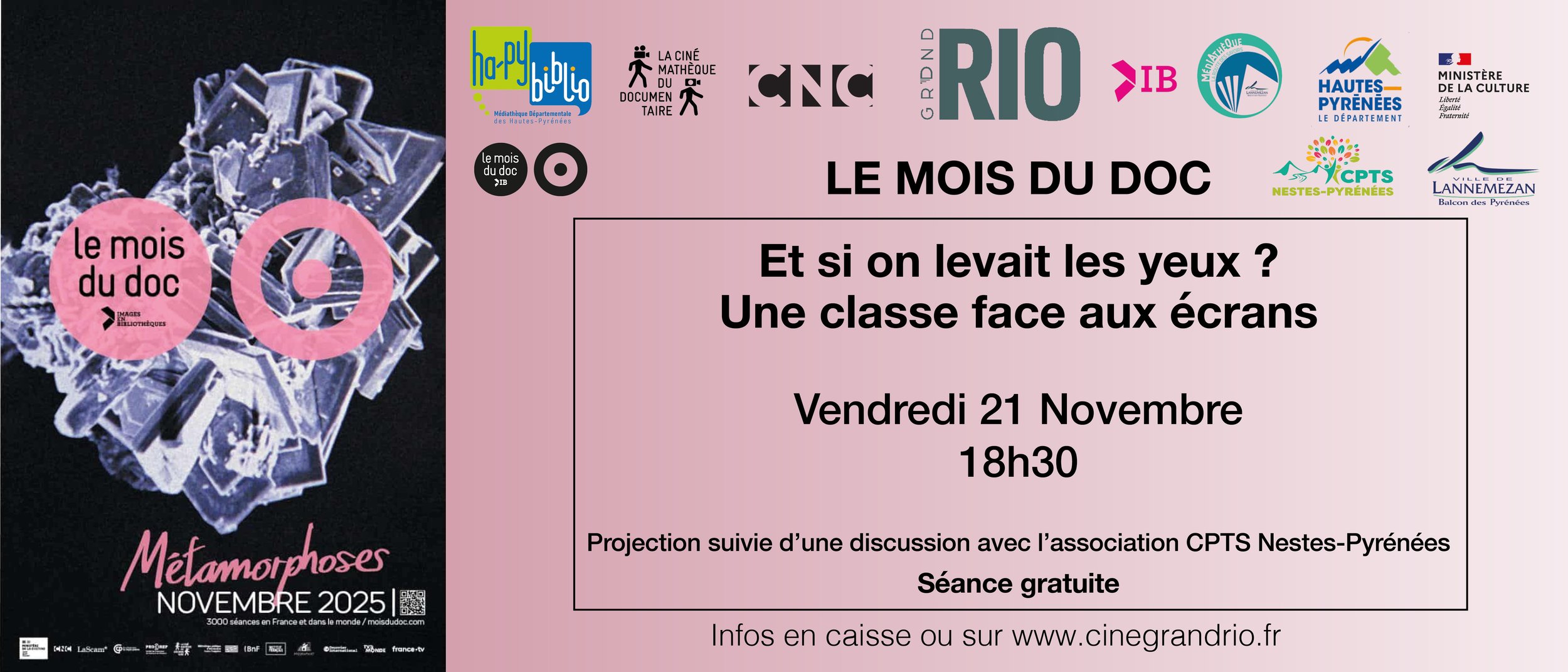 Mois du film documentaire : Et si on levait les yeux ? Une classe face aux écrans