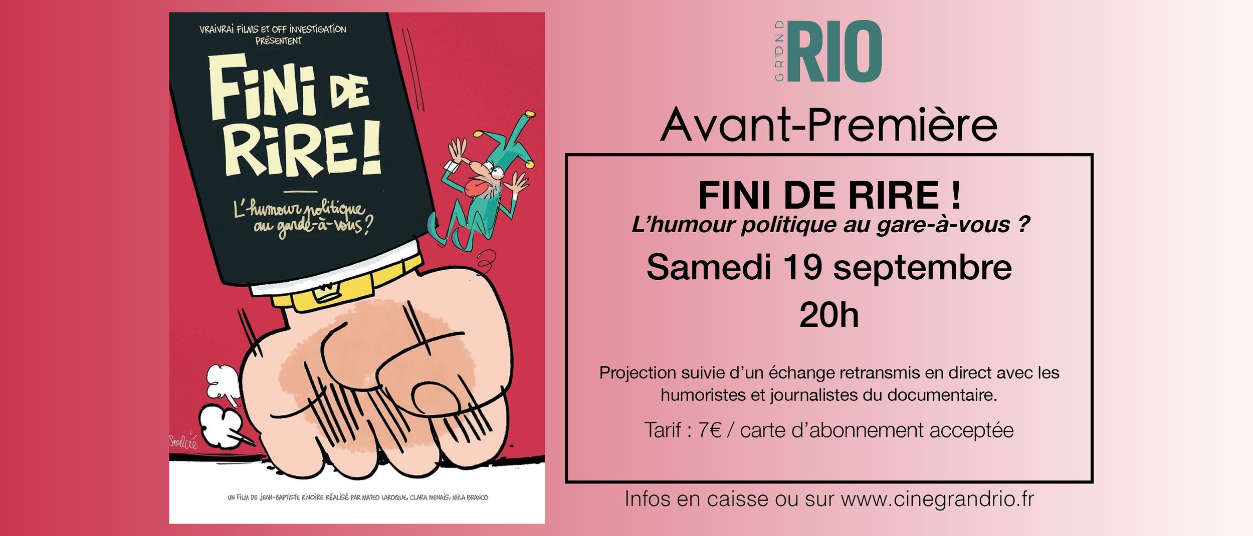 Avant-Première : Fini de rire ! L'humour politique au garde-à-vous ?