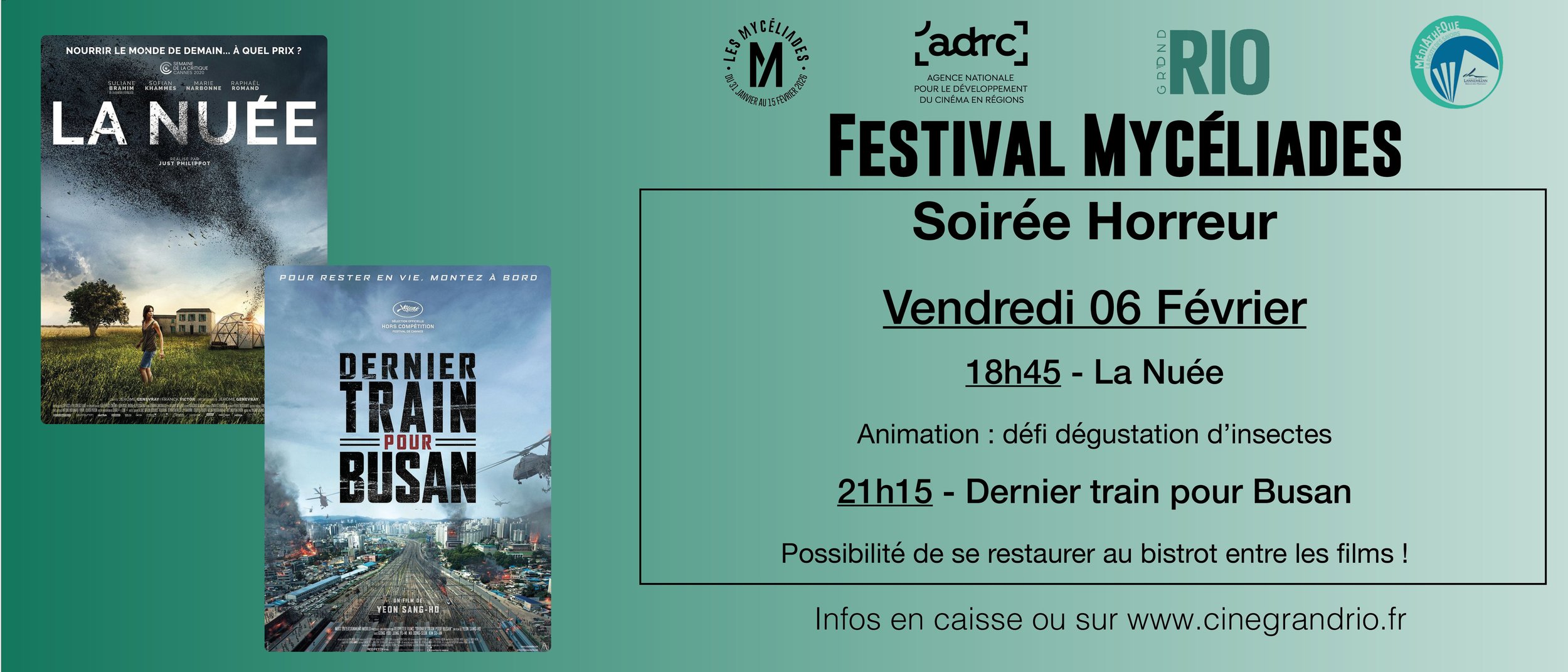 Festival Mycéliades : Soirée Horreur