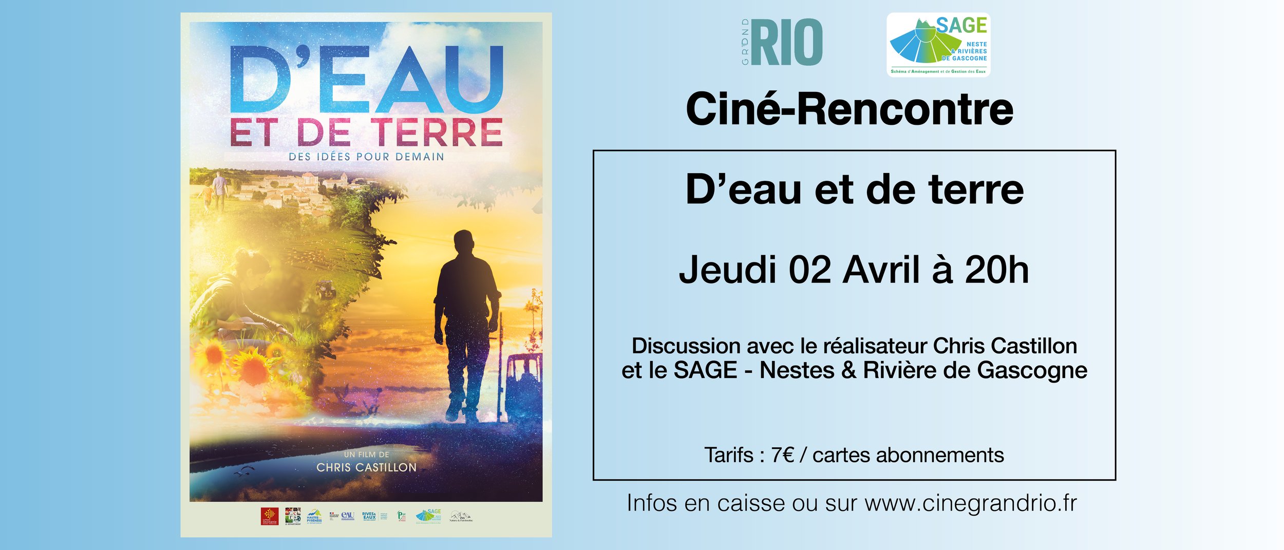 Ciné débat : D'eau et de terre