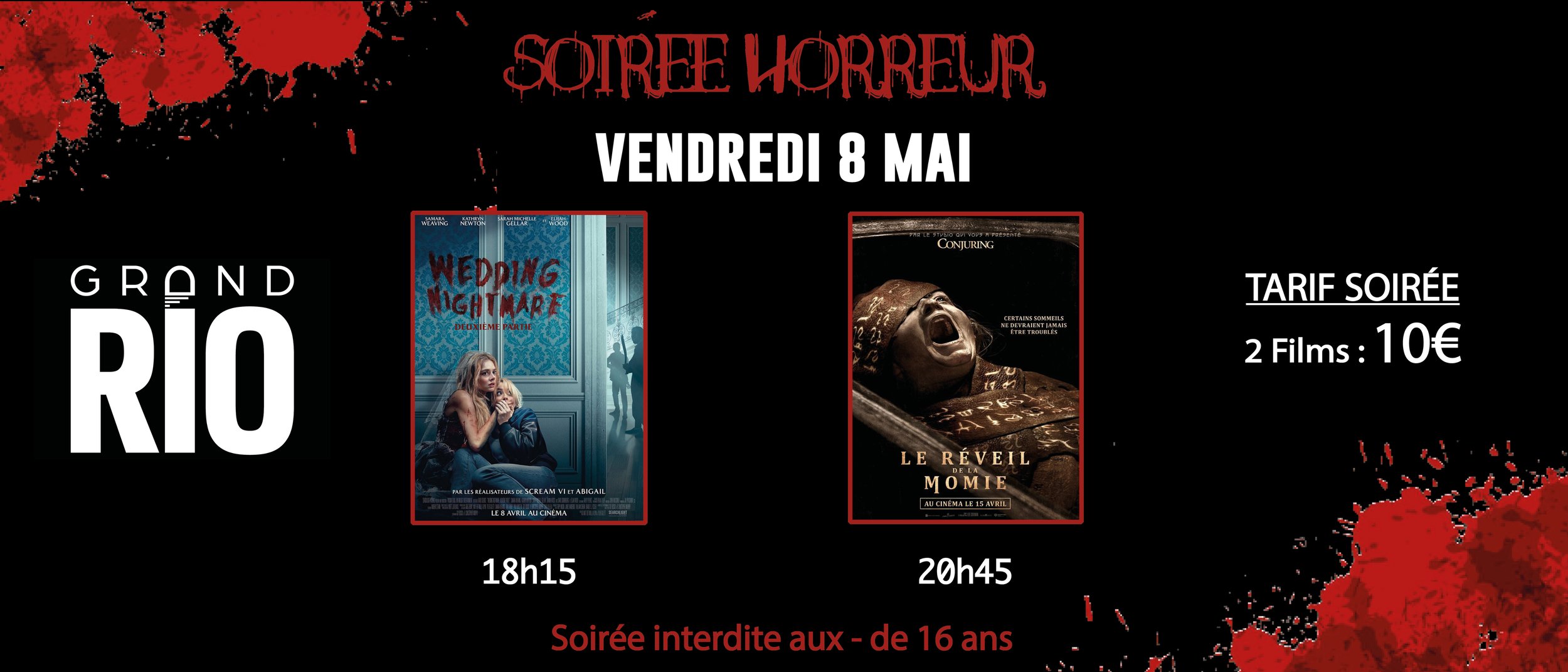 Soirée Horreur Mai 2026 