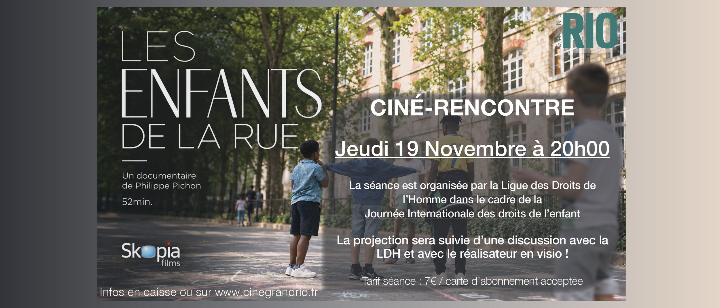 Ciné-Rencontre : Les enfants de la rue