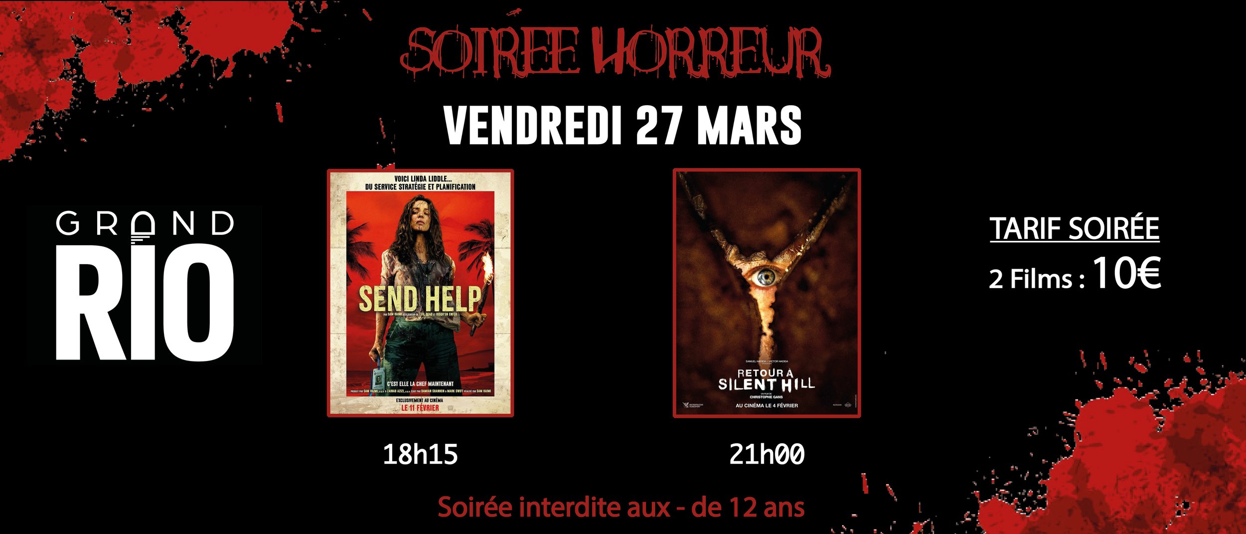 Soirée Horreur Mars 2026