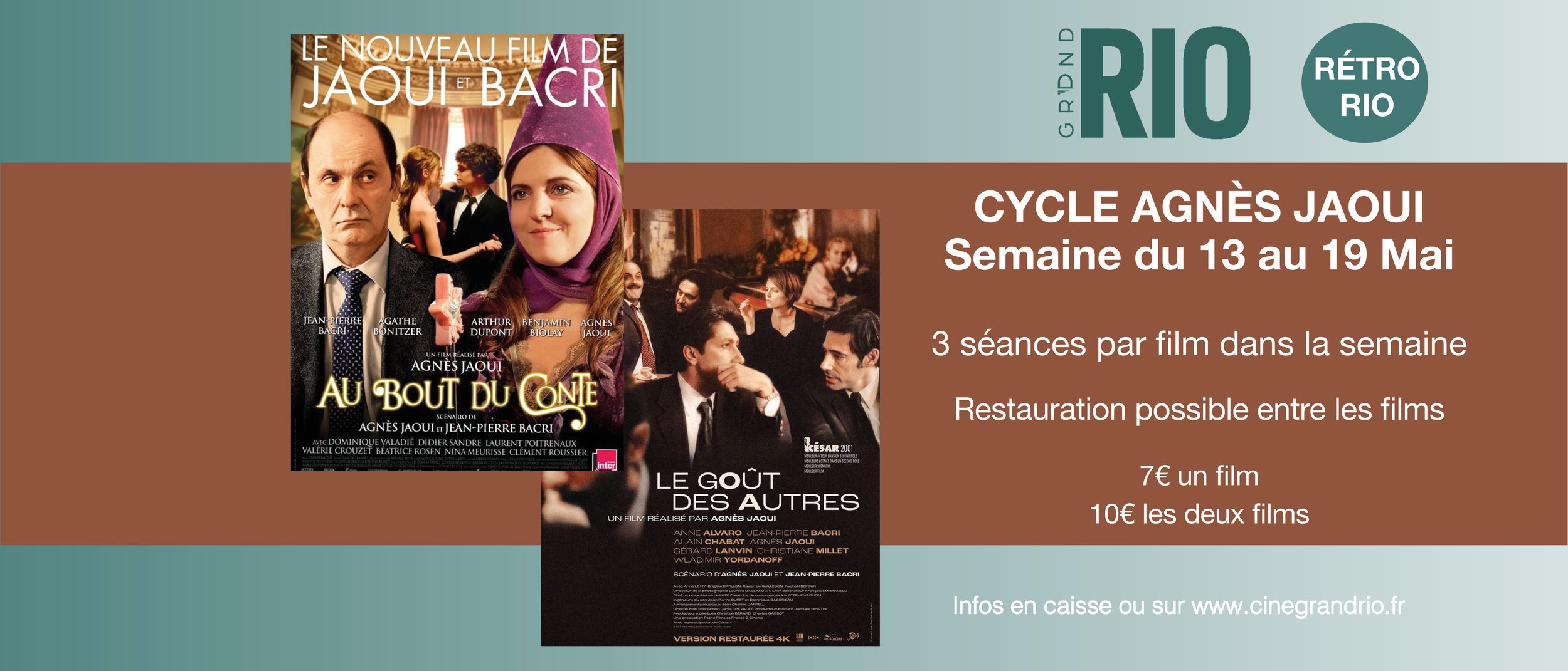 Rétro Rio : Cycle Agnès Jaoui