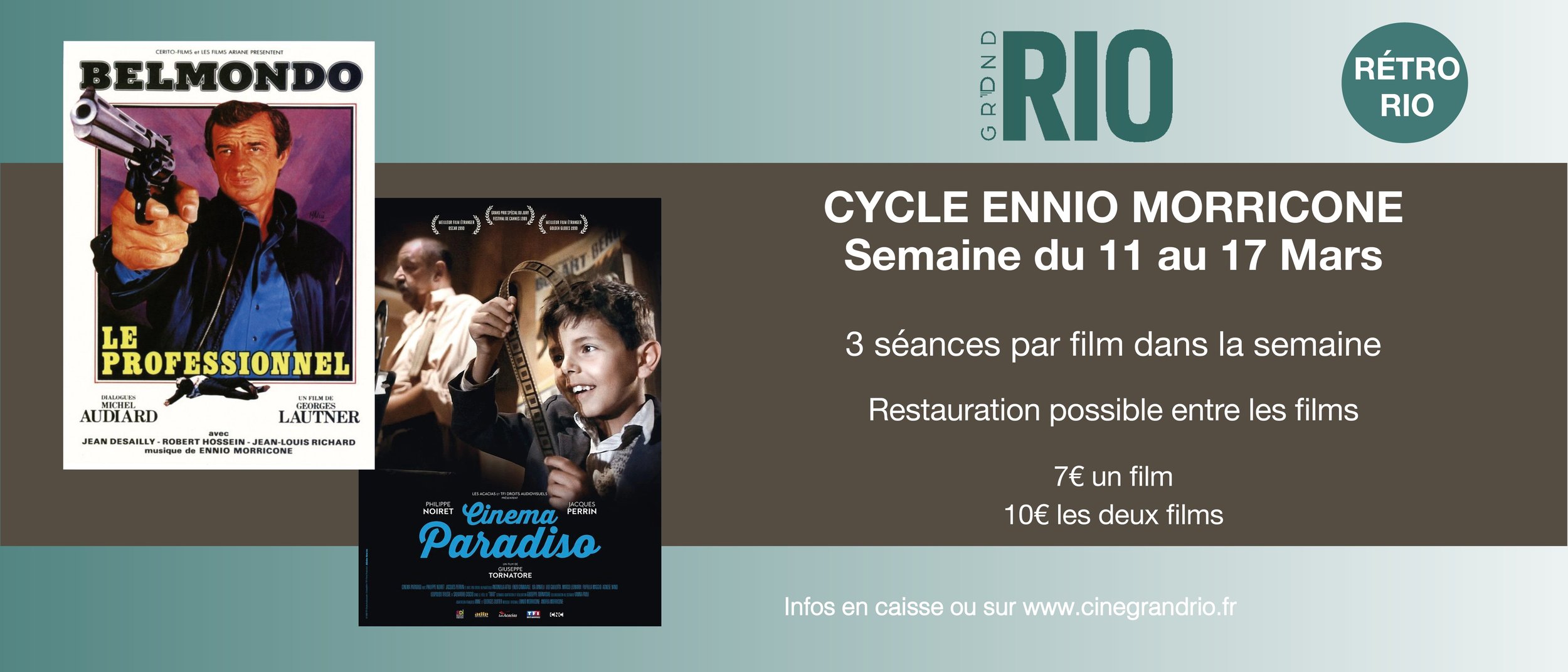 Rétro Rio : Cycle Ennio Morricone