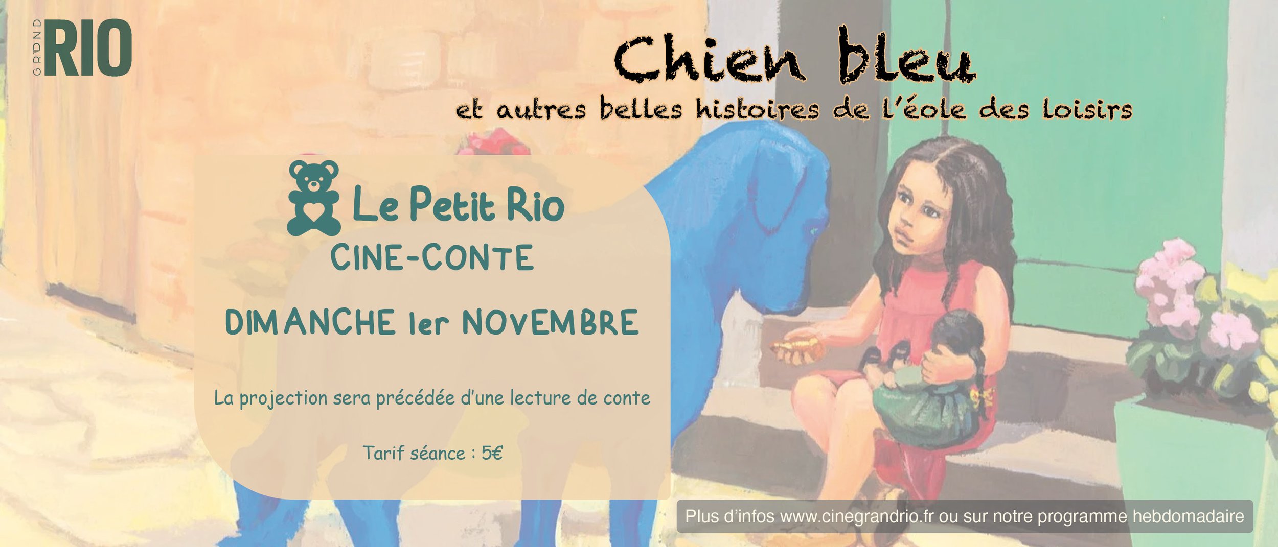 Petit Rio : Chien bleu