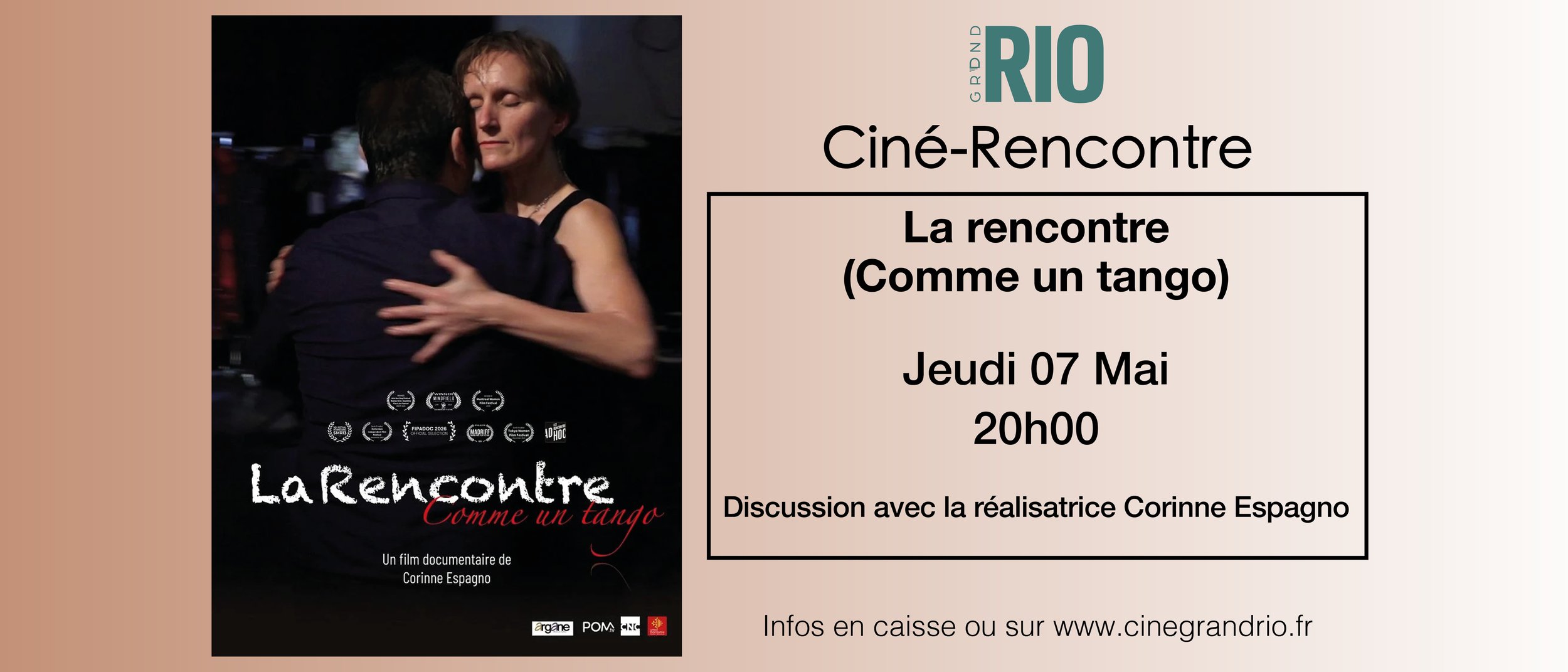 Ciné-Rencontre : La Rencontre (Comme un tango)
