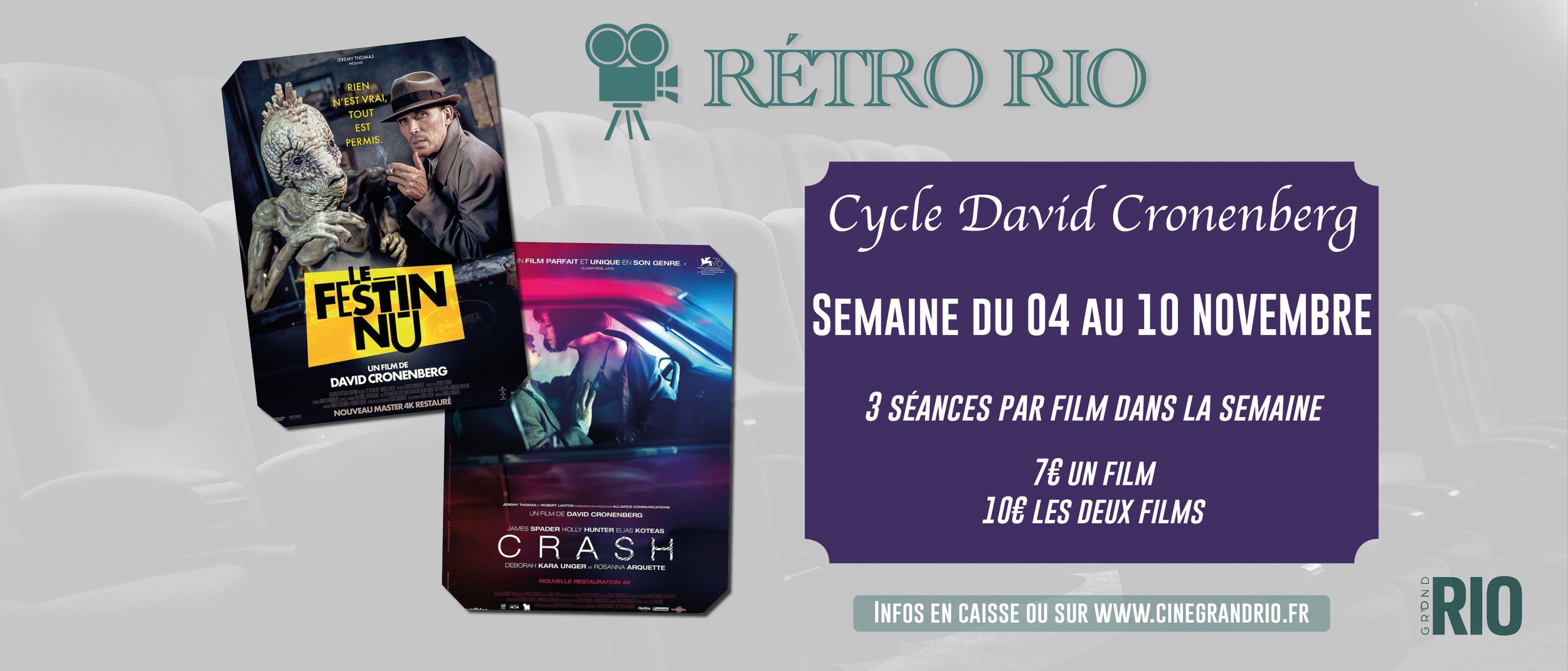 Rétro Rio : Cycle David Cronenberg
