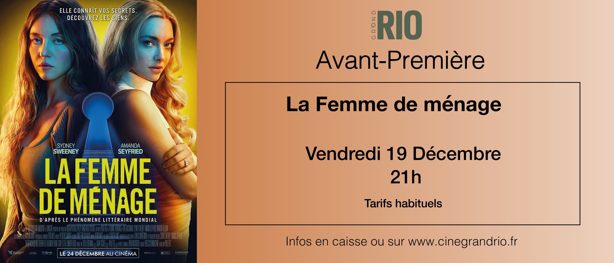 Avant-Première : La Femme de ménage