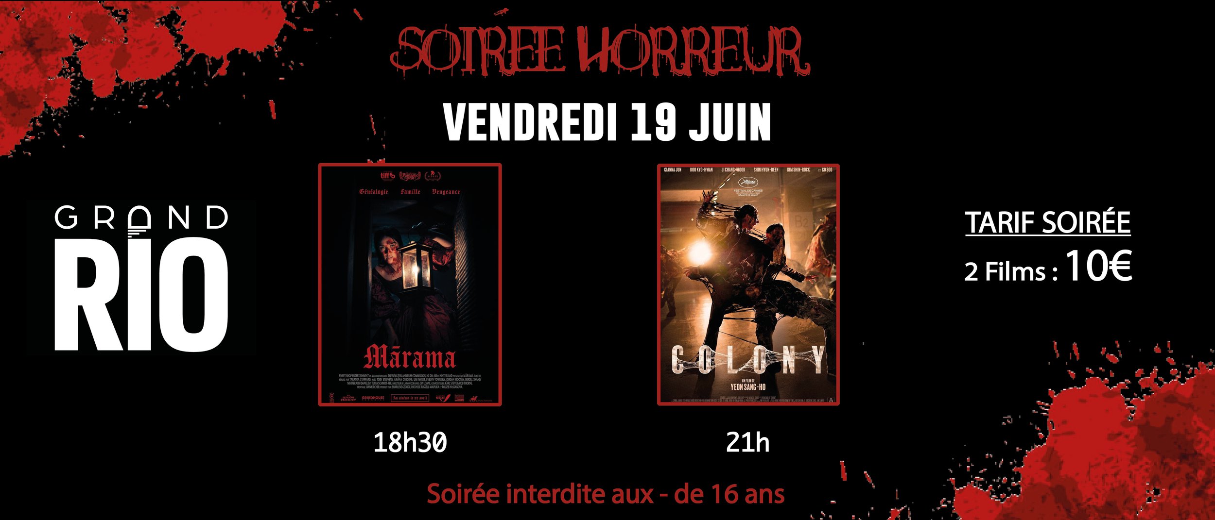 Soirée Horreur Juin 2026 
