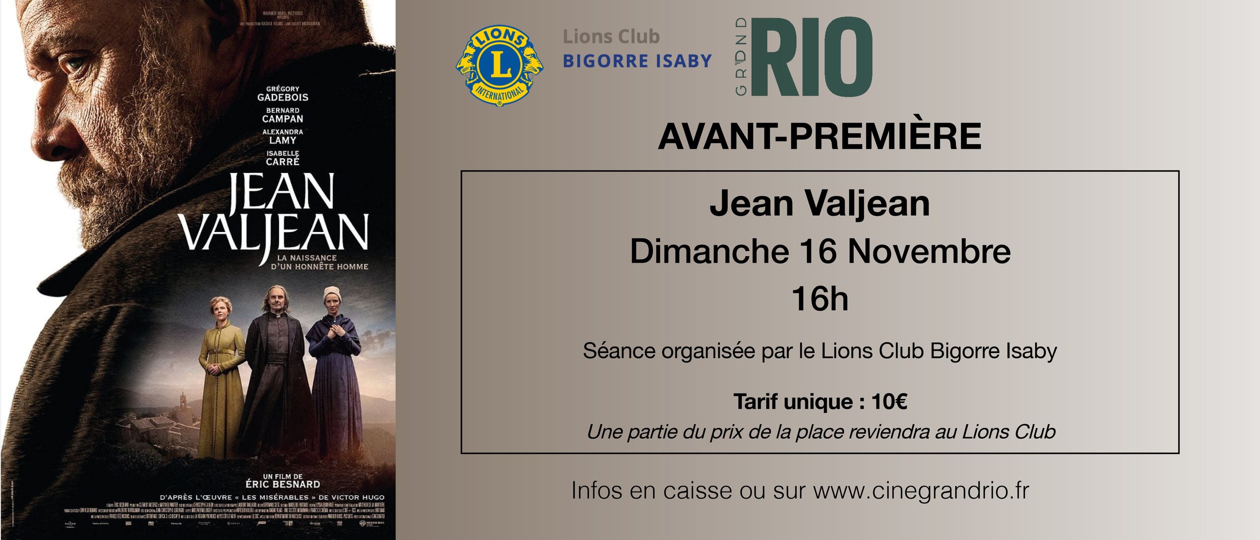 Avant-Première : Jean Valjean