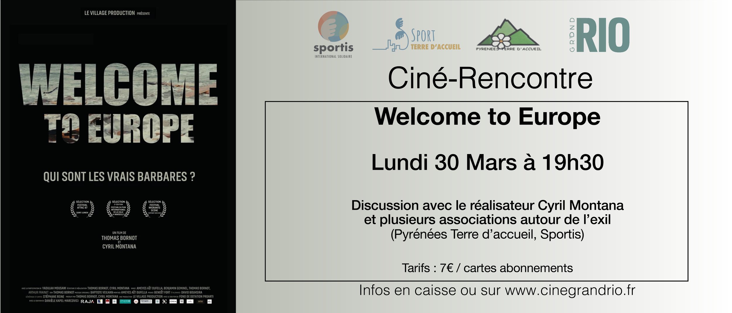 Ciné-Rencontre : Welcome to Europe