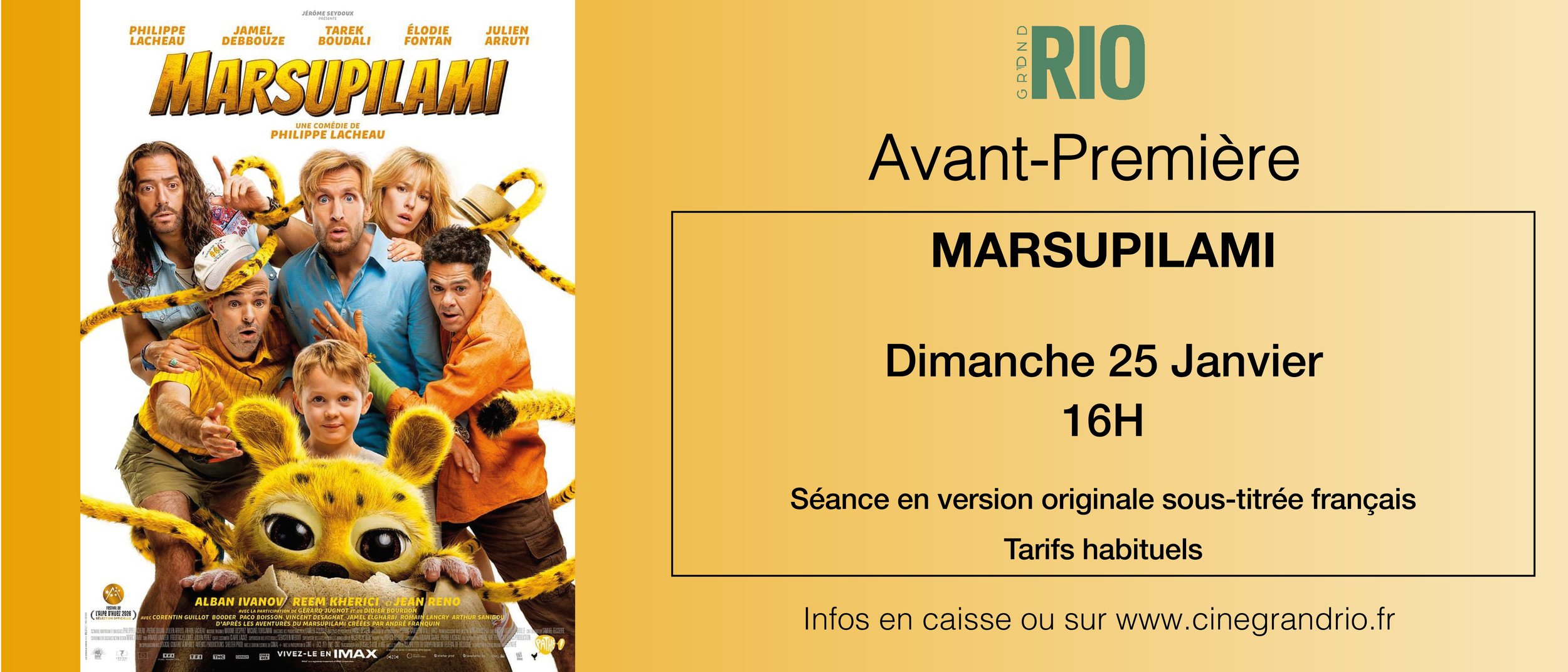 Avant-première : Marsupilami