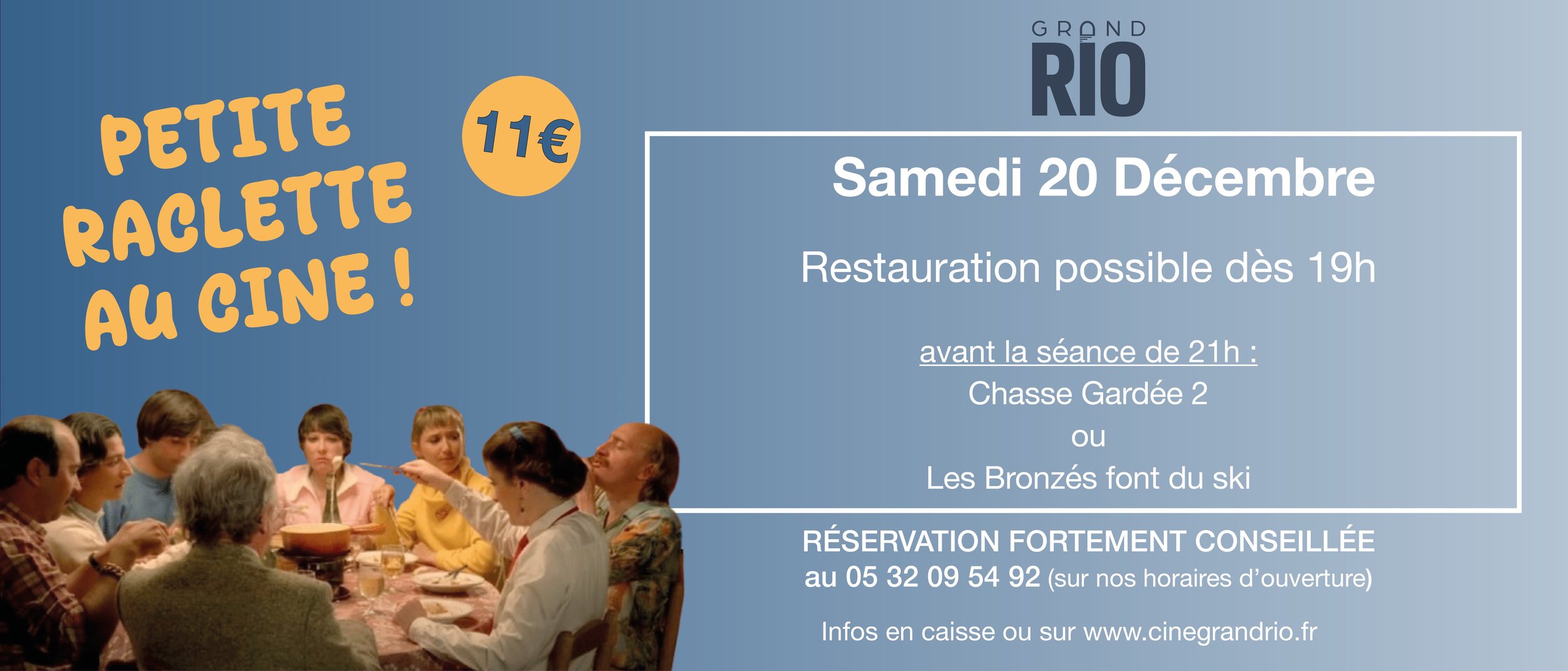 Petite raclette au ciné ! 