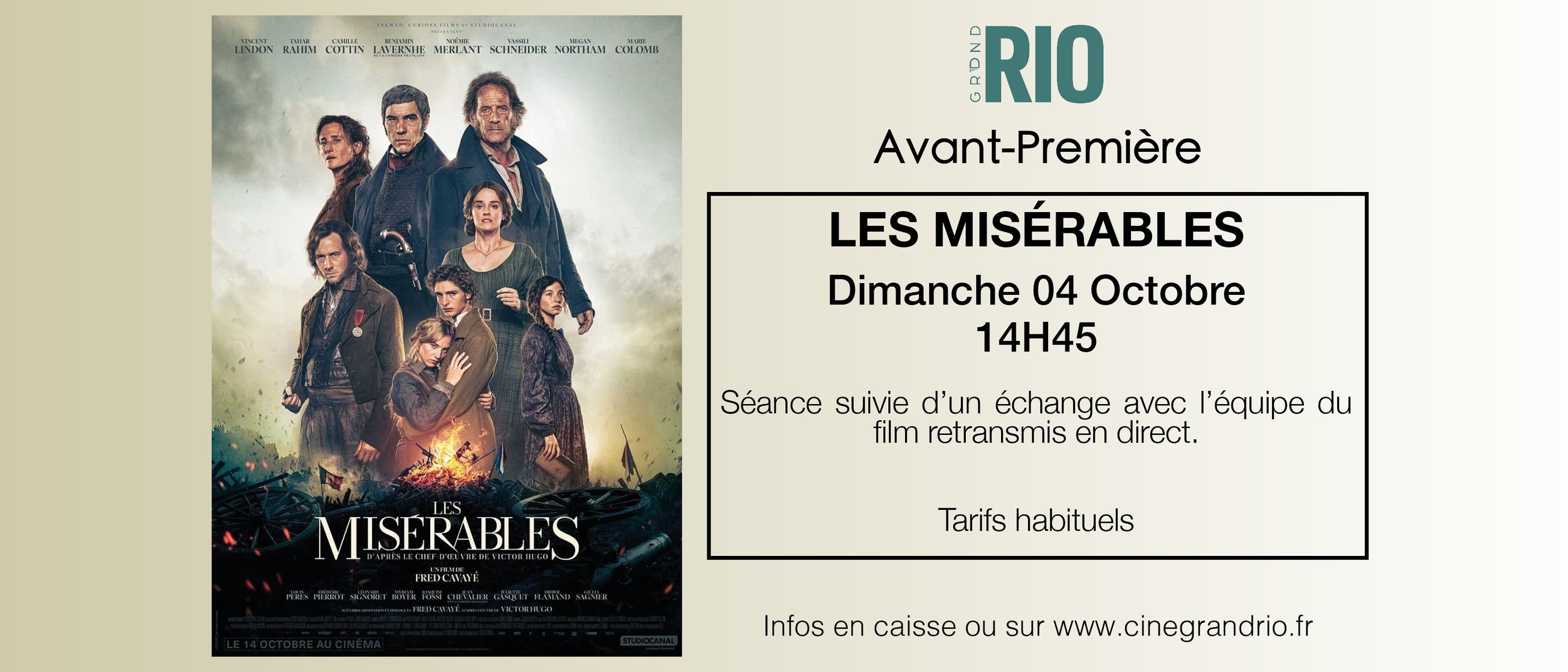 AVANT-PREMIERE : Les Misérables