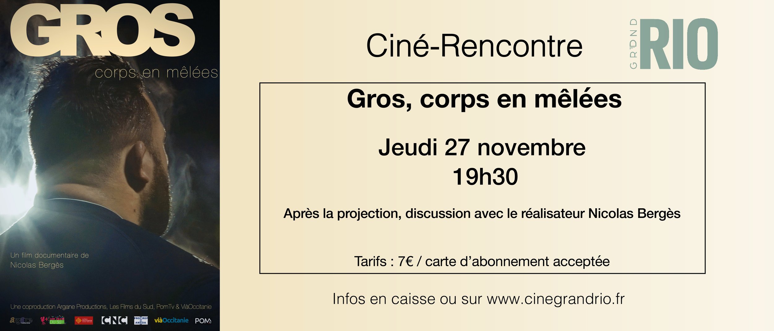 Ciné-Rencontre : Gros, corps en mêlées