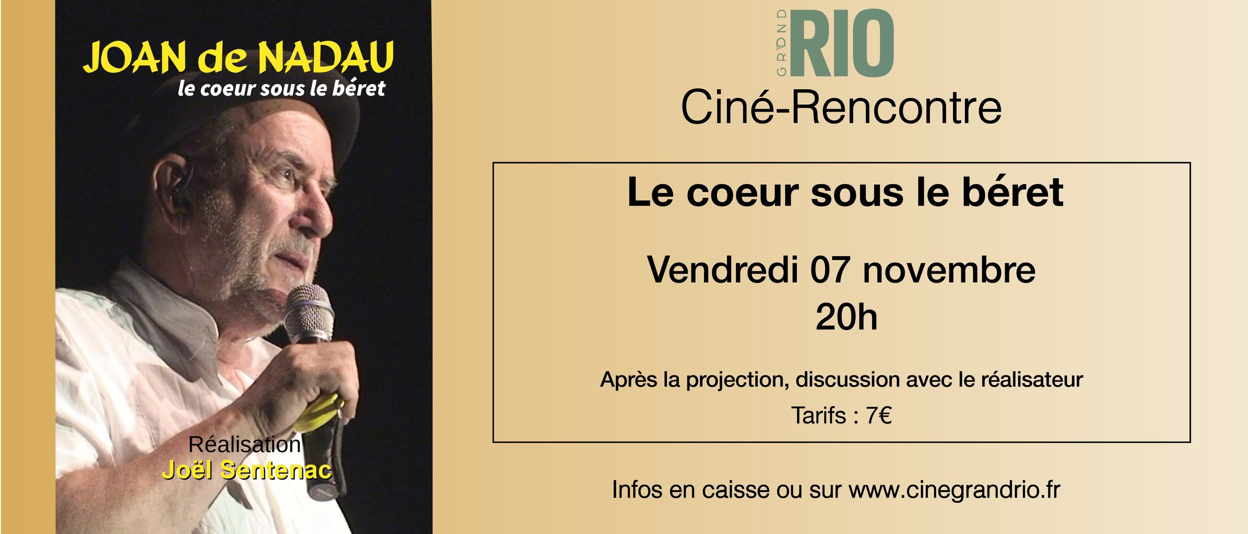 Ciné-Rencontre : Joan de Nadau, le coeur sous le béret. 