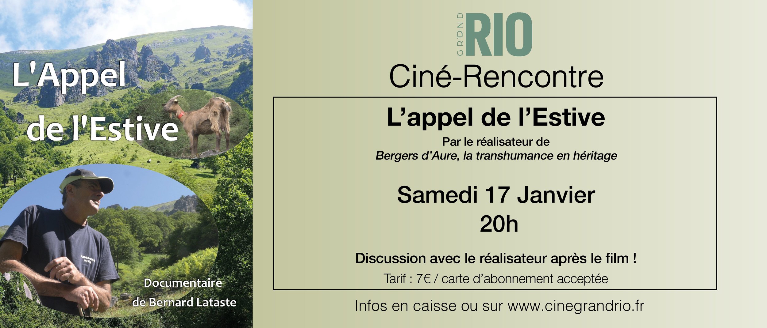 Ciné-Rencontre : L'appel de l'estive