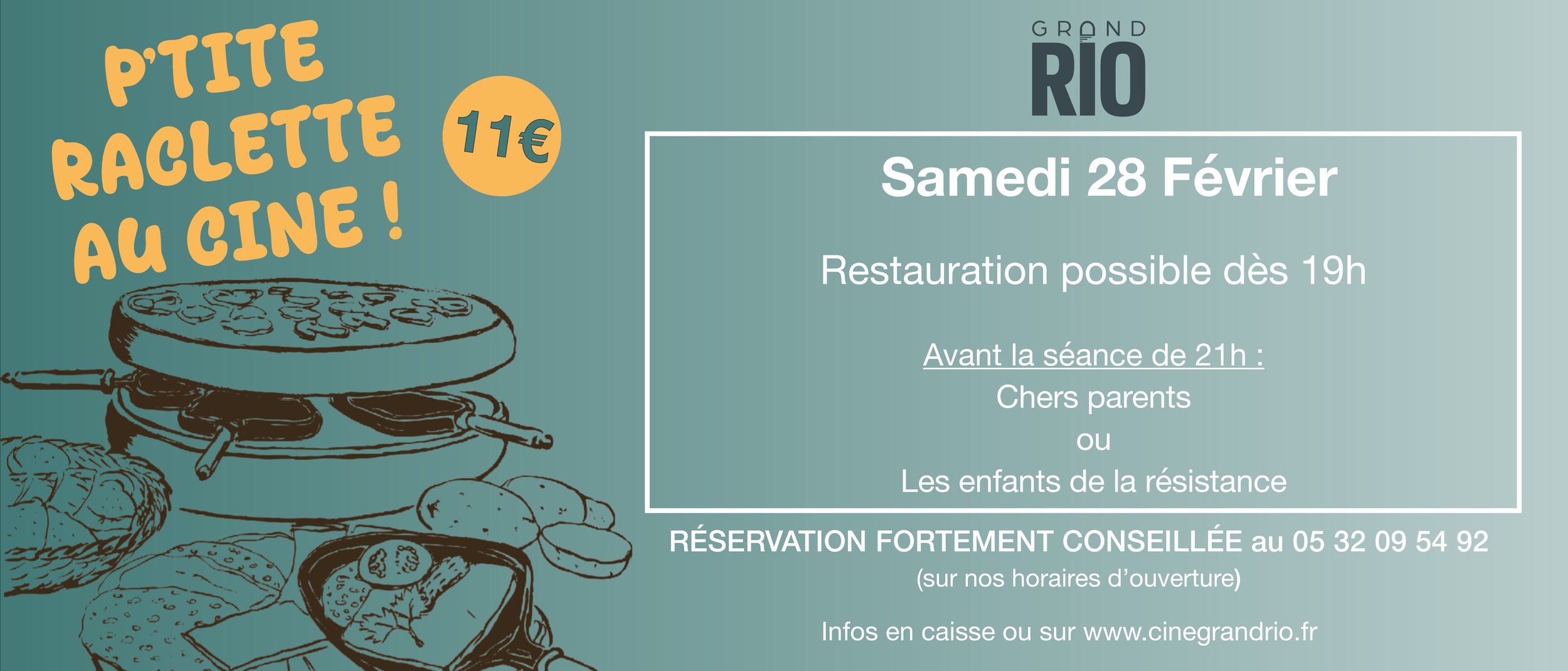 Petite raclette 2 au ciné ! 